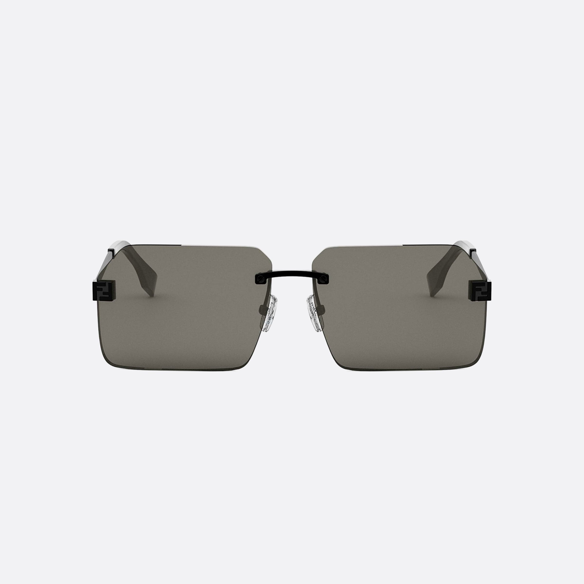 Fendi 59mm Fendi Sky Fe40043u 02a Black Geometric Men Sunglasses - Side View