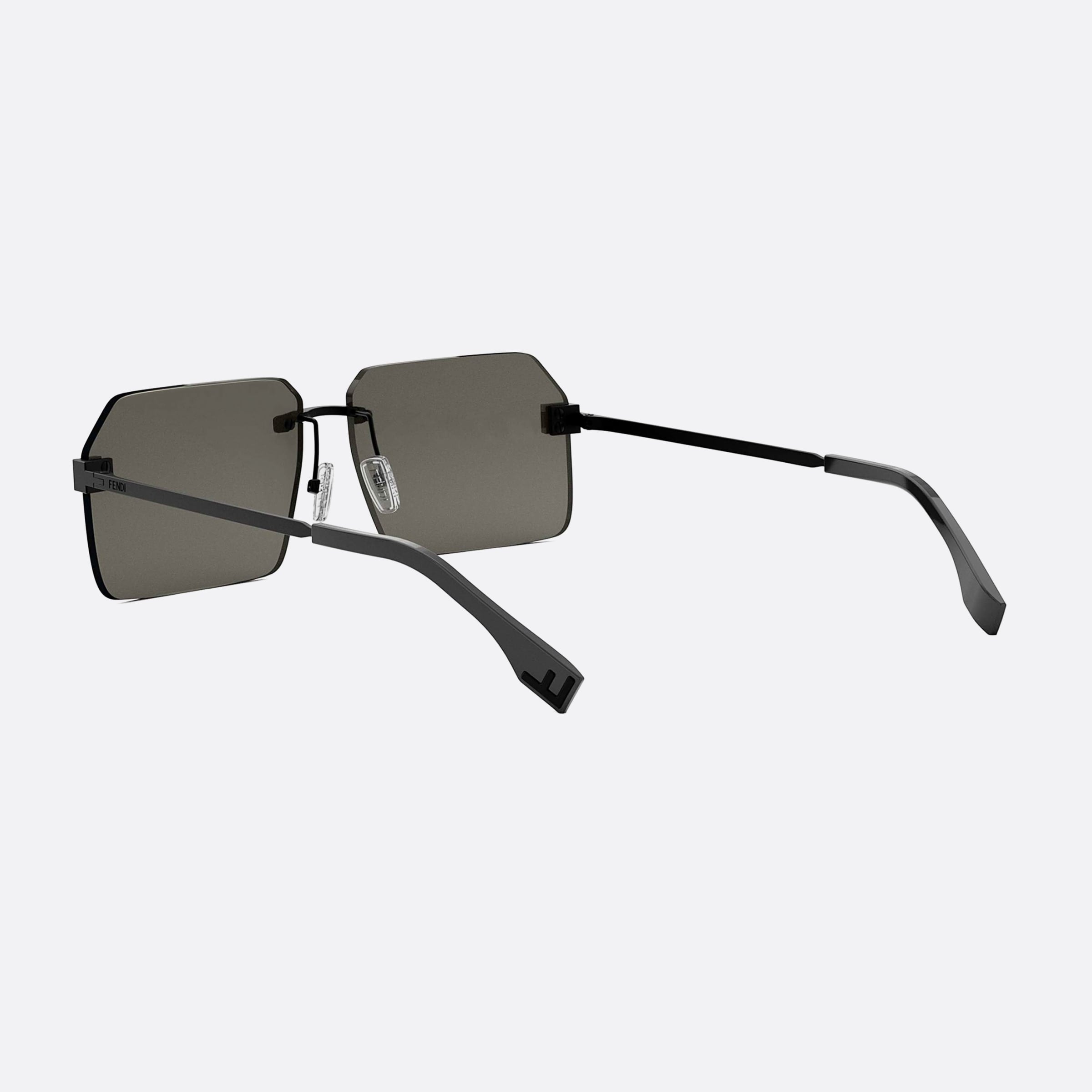 Fendi 59mm Fendi Sky Fe40043u 02a Black Geometric Men Sunglasses - Lifestyle Shot