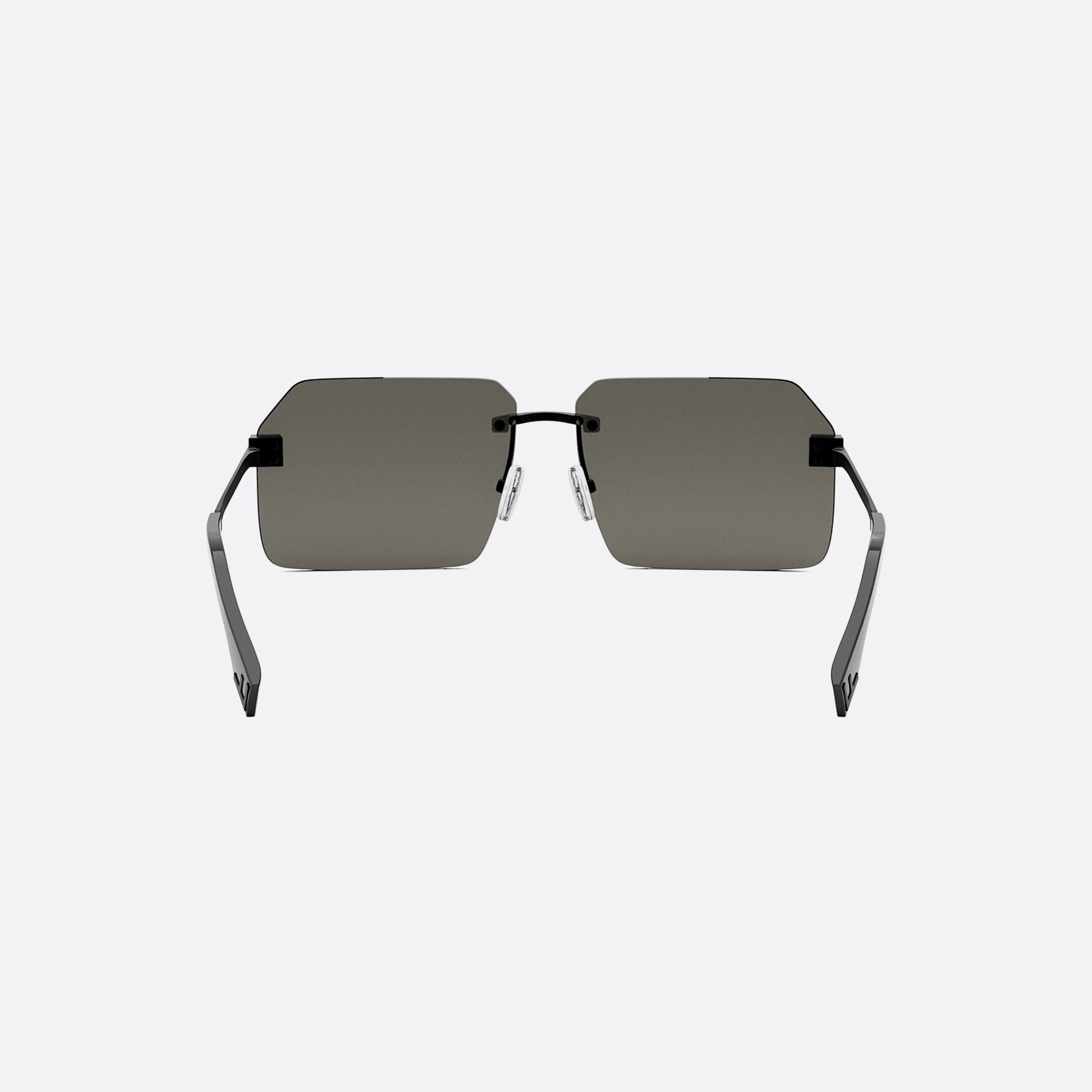 Fendi 59mm Fendi Sky Fe40043u 02a Black Geometric Men Sunglasses - Additional Angle
