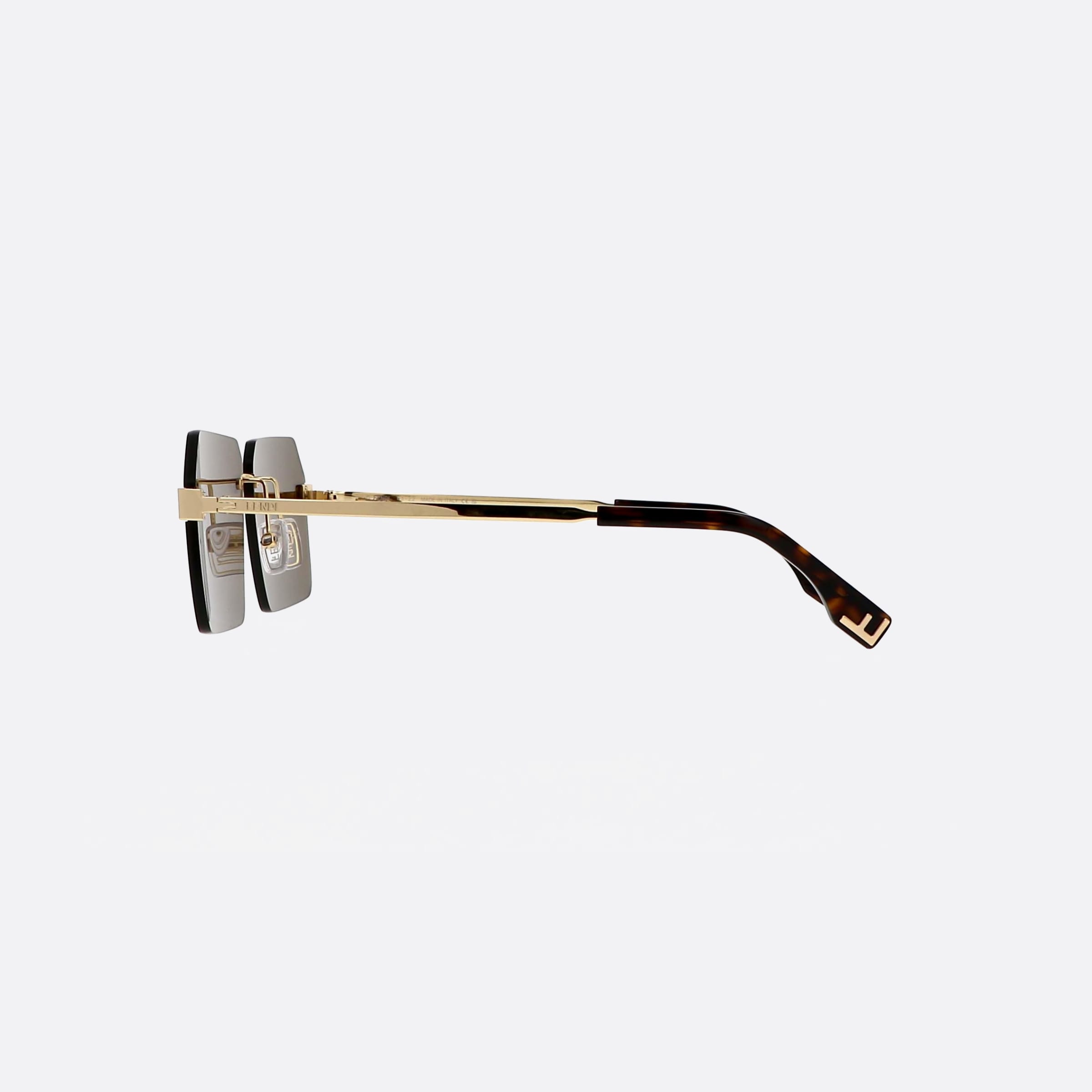 Fendi 59mm Fendi Sky Fe40043u 33g Gold Men Sunglasses - Detail View