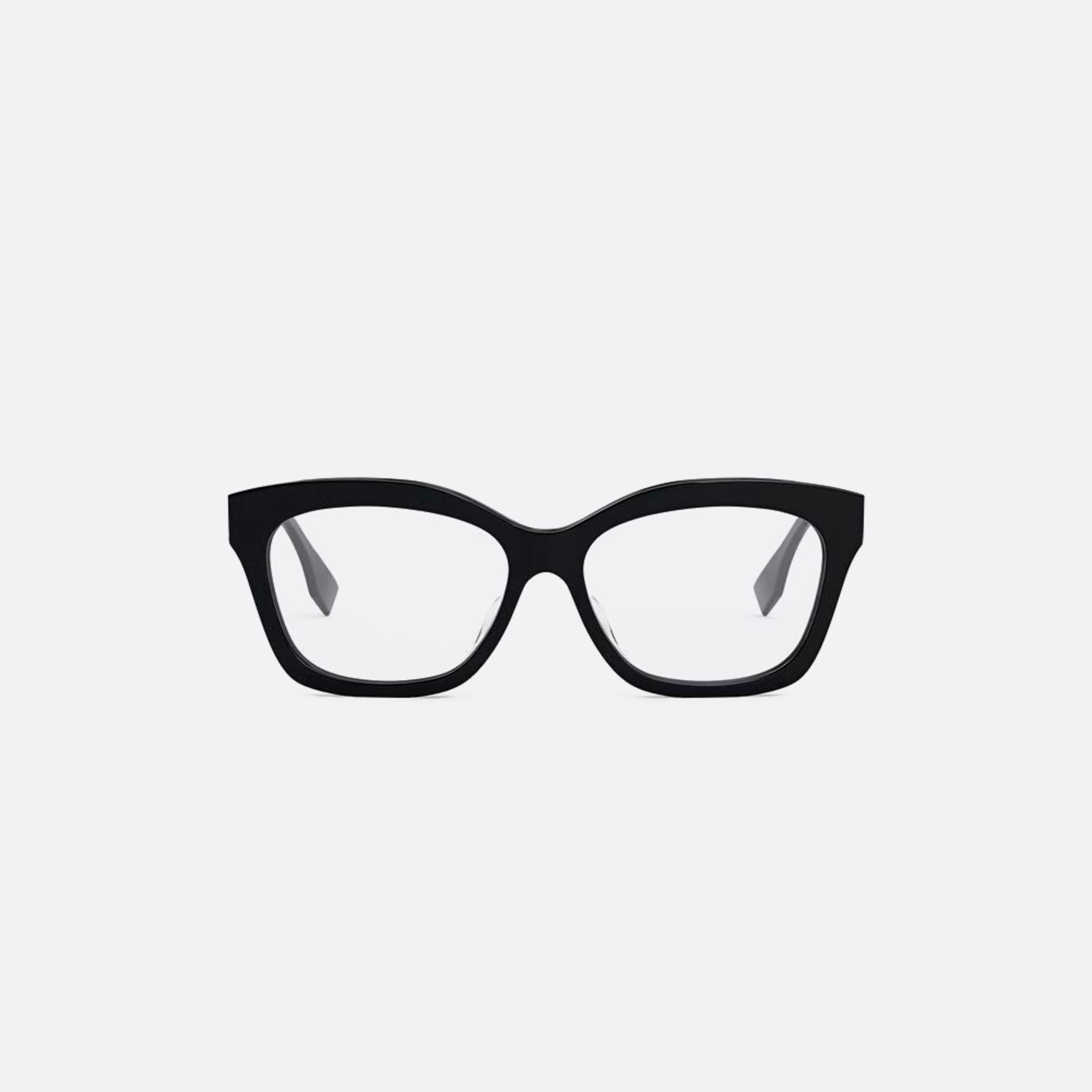 Fendi 52mm Lock Black Geometric Women Eyeglasses - Main View