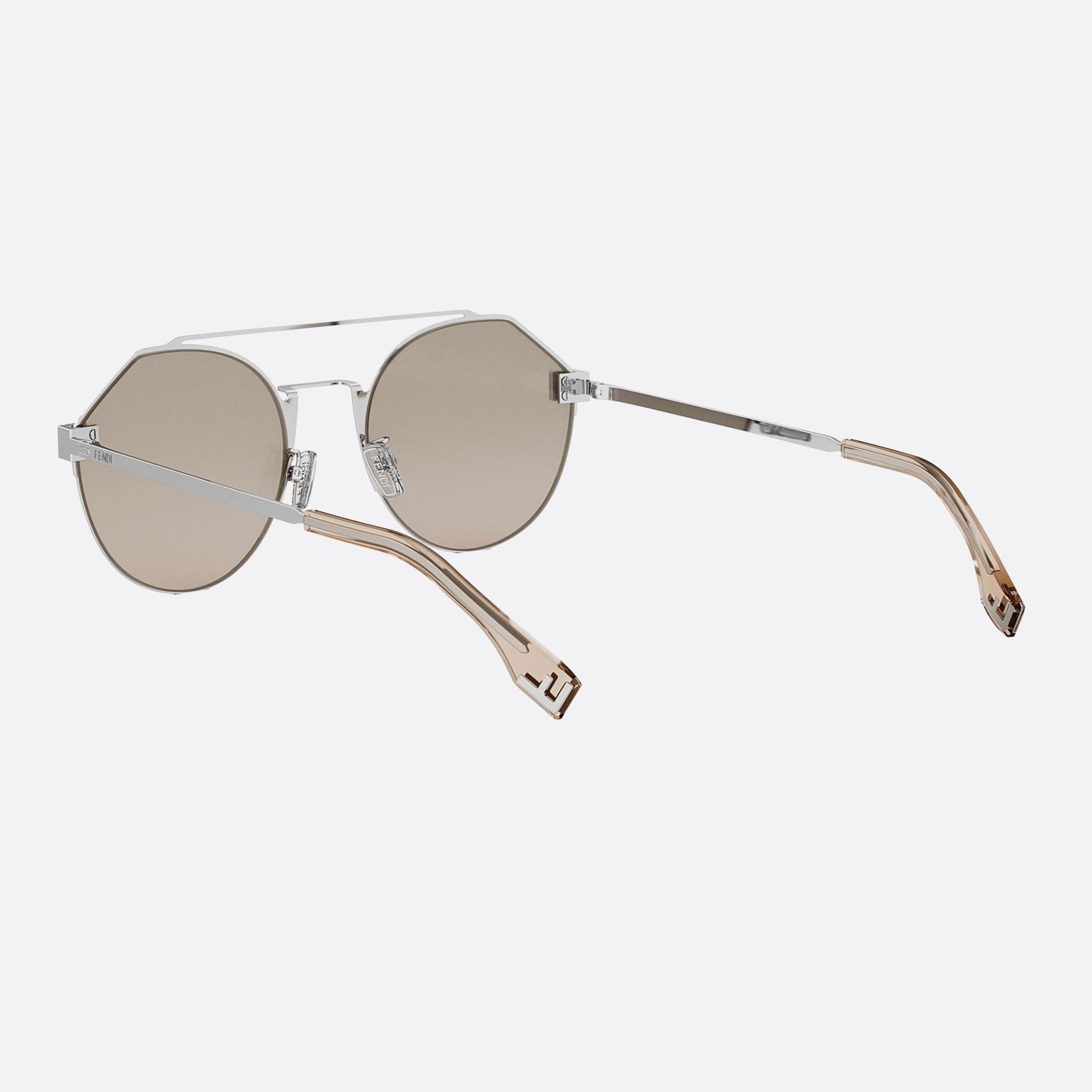 Fendi 55mm Sky Fe40060u 16g Silver Men Sunglasses - Lifestyle Shot