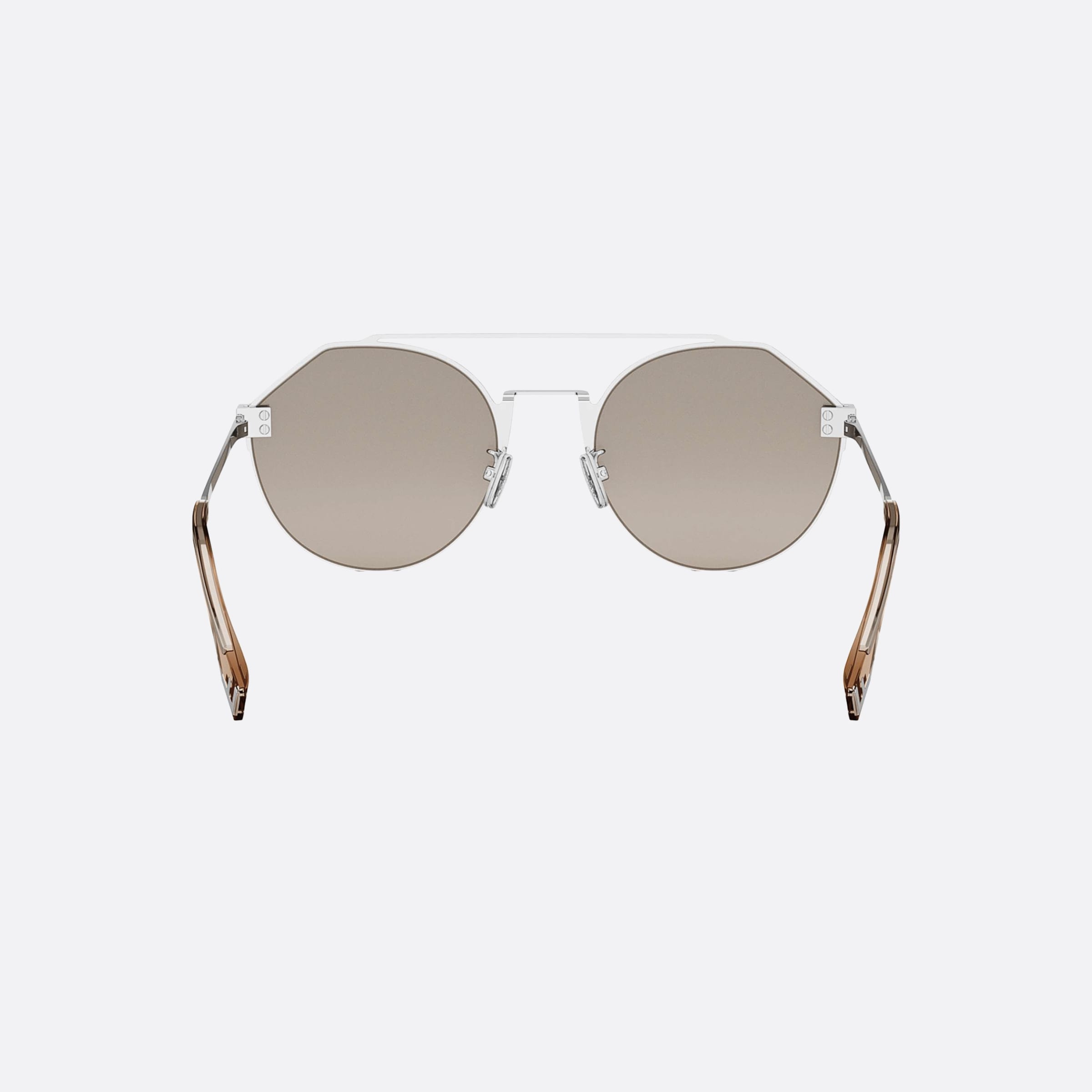 Fendi 55mm Sky Fe40060u 16g Silver Men Sunglasses - Additional Angle