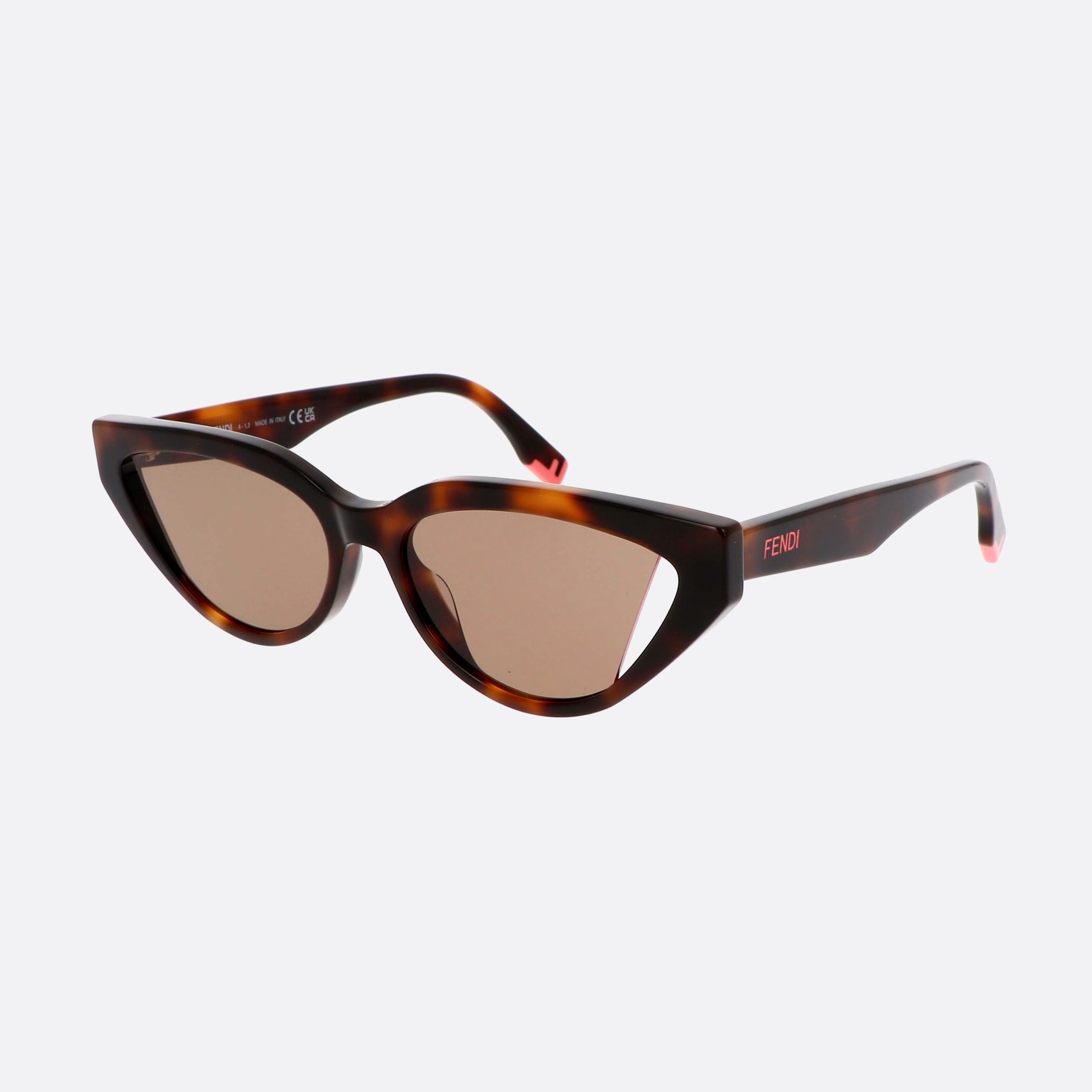 Fendi 52mm Way Fe40009i 53e Tortoise Unisex Sunglasses - Main View