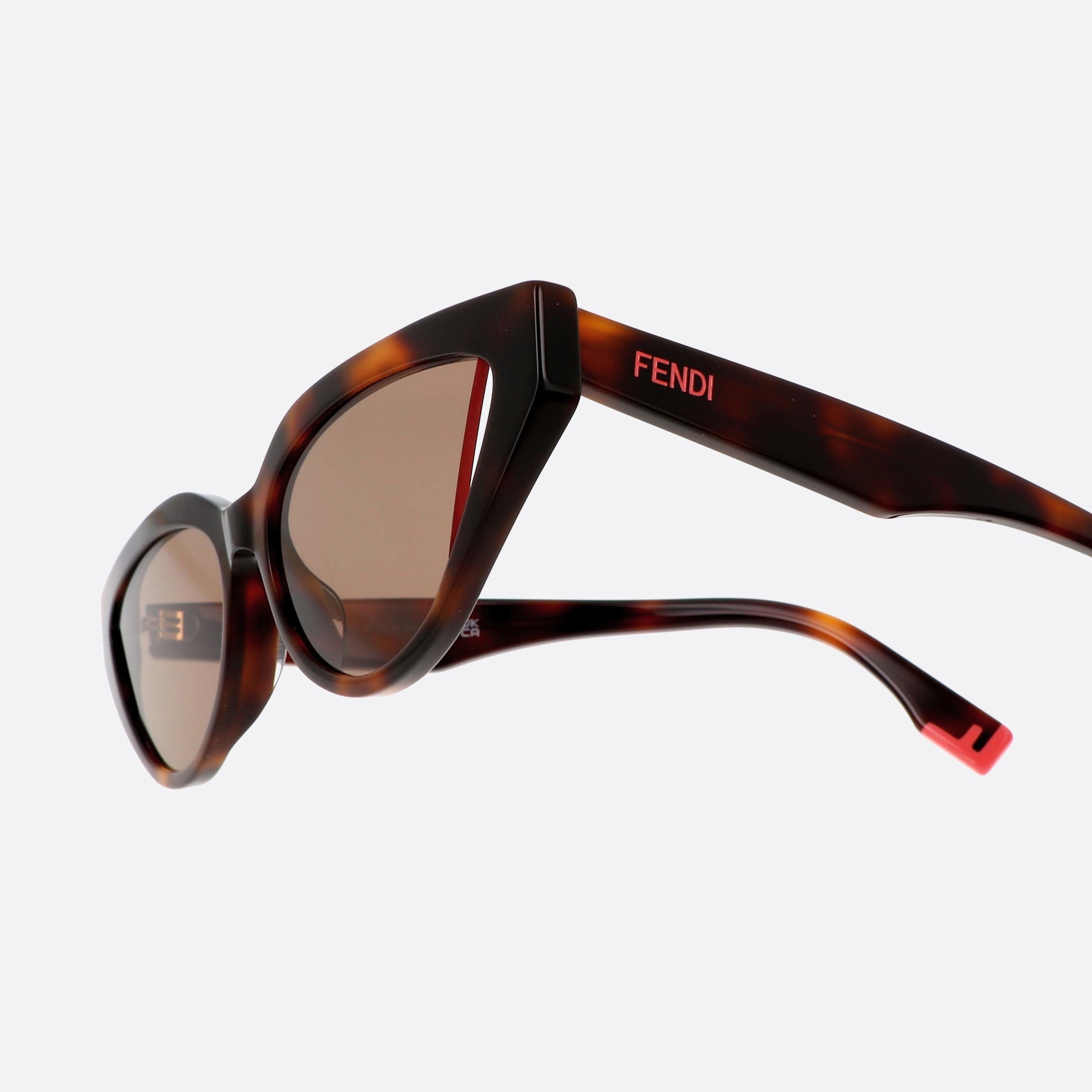 Fendi 52mm Way Fe40009i 53e Tortoise Unisex Sunglasses - Lifestyle Shot