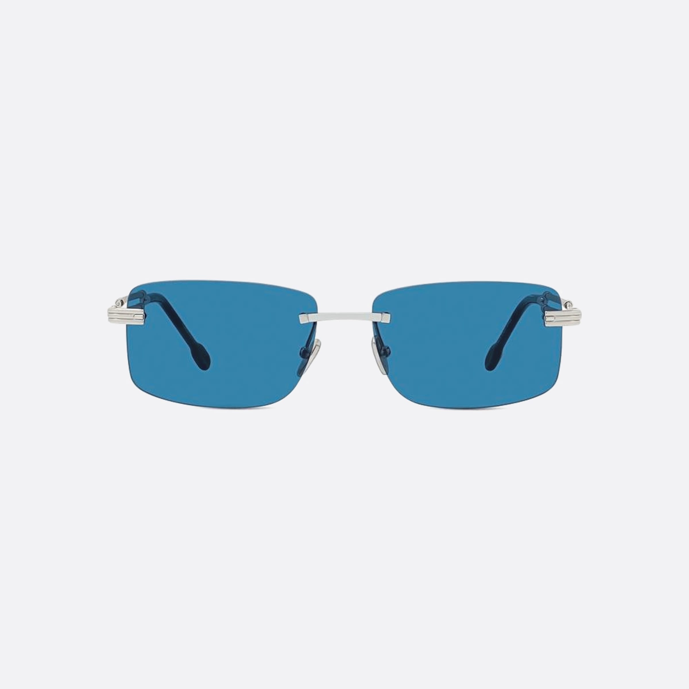 Fred 58mm Double Cable 16v Grey Squared Men Sunglasses - Main View
