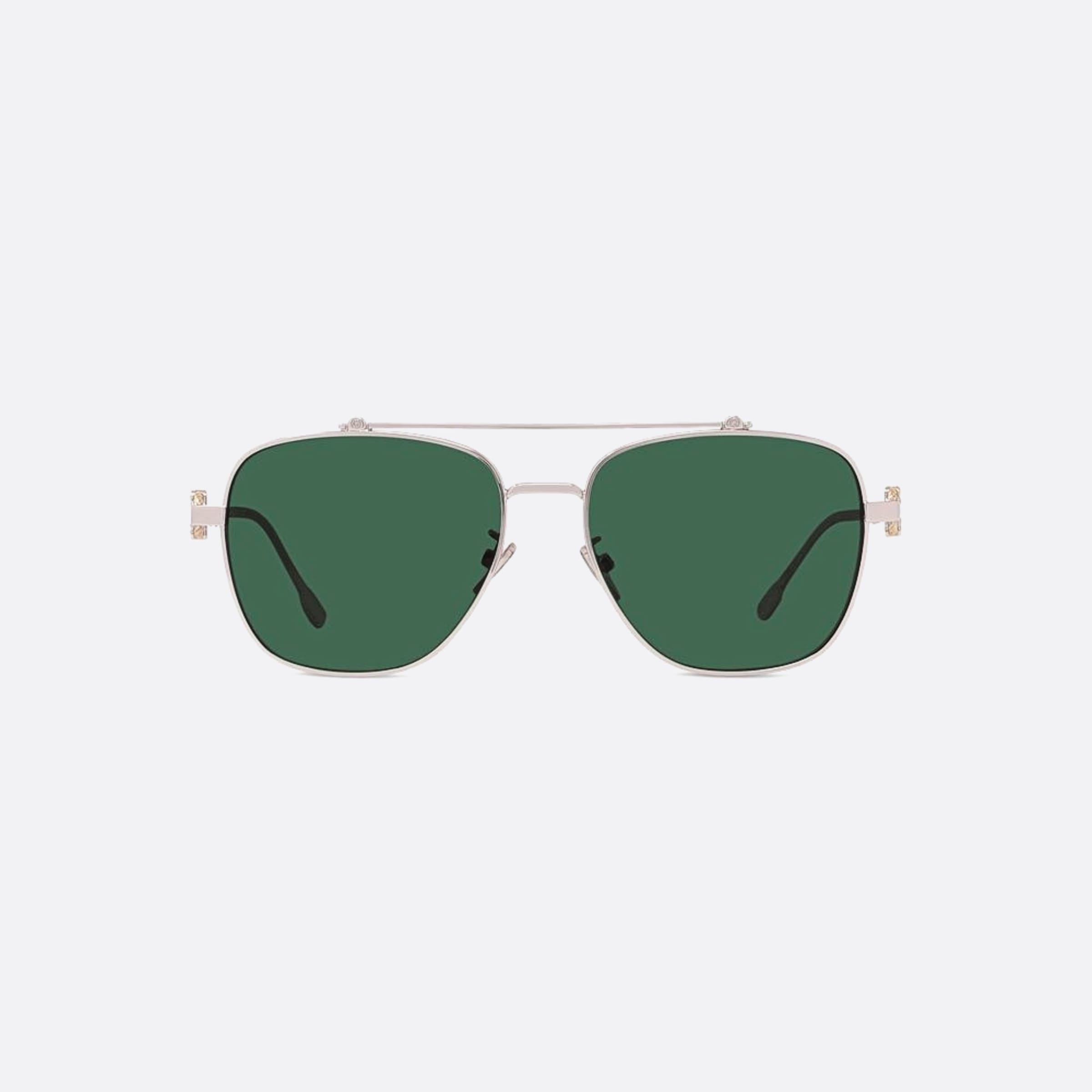 Fred 56mm Winch 16r Silver Squared Men Sunglasses - Main View