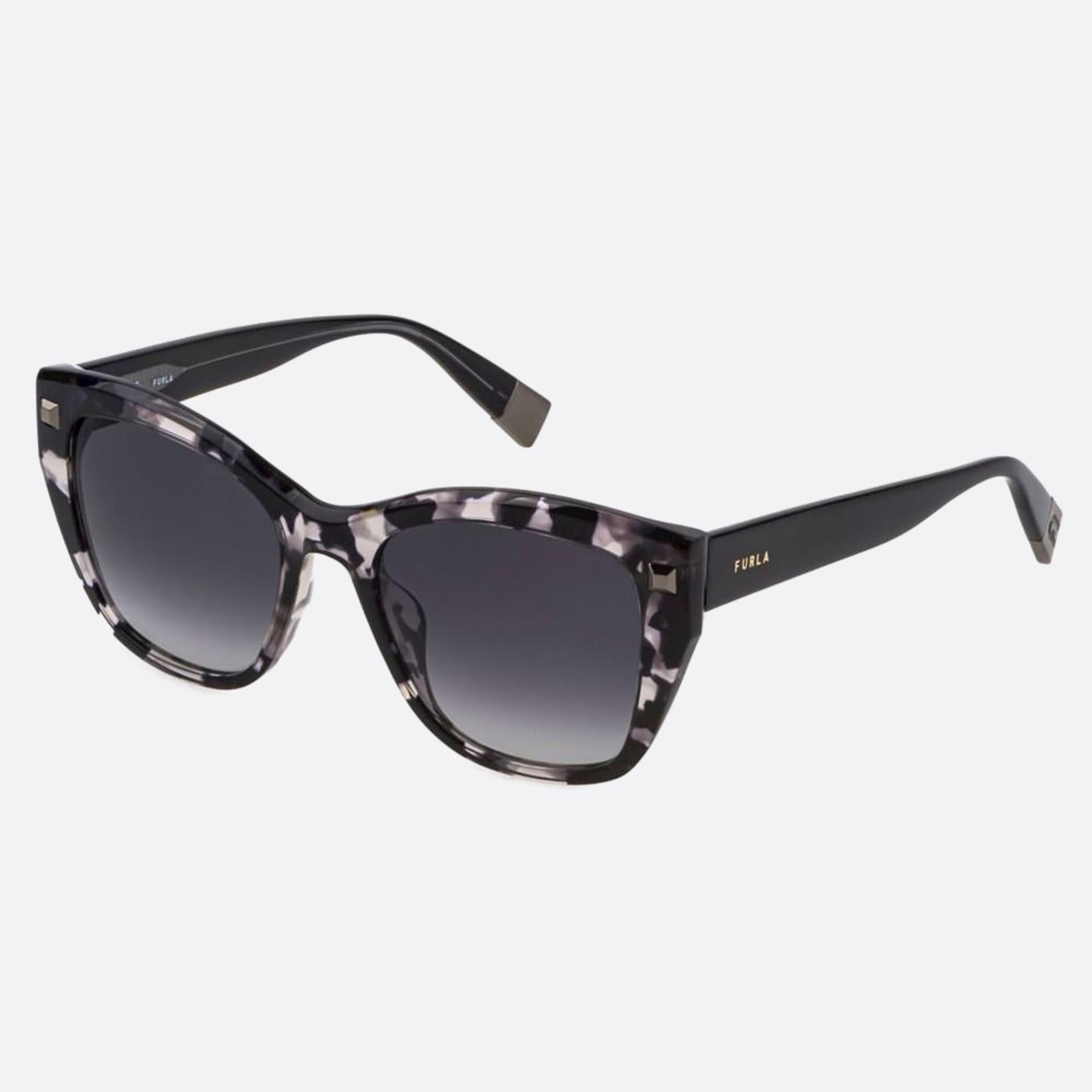 Furla 53mm Sfu534 Havana Squared Women Sunglasses - Side View