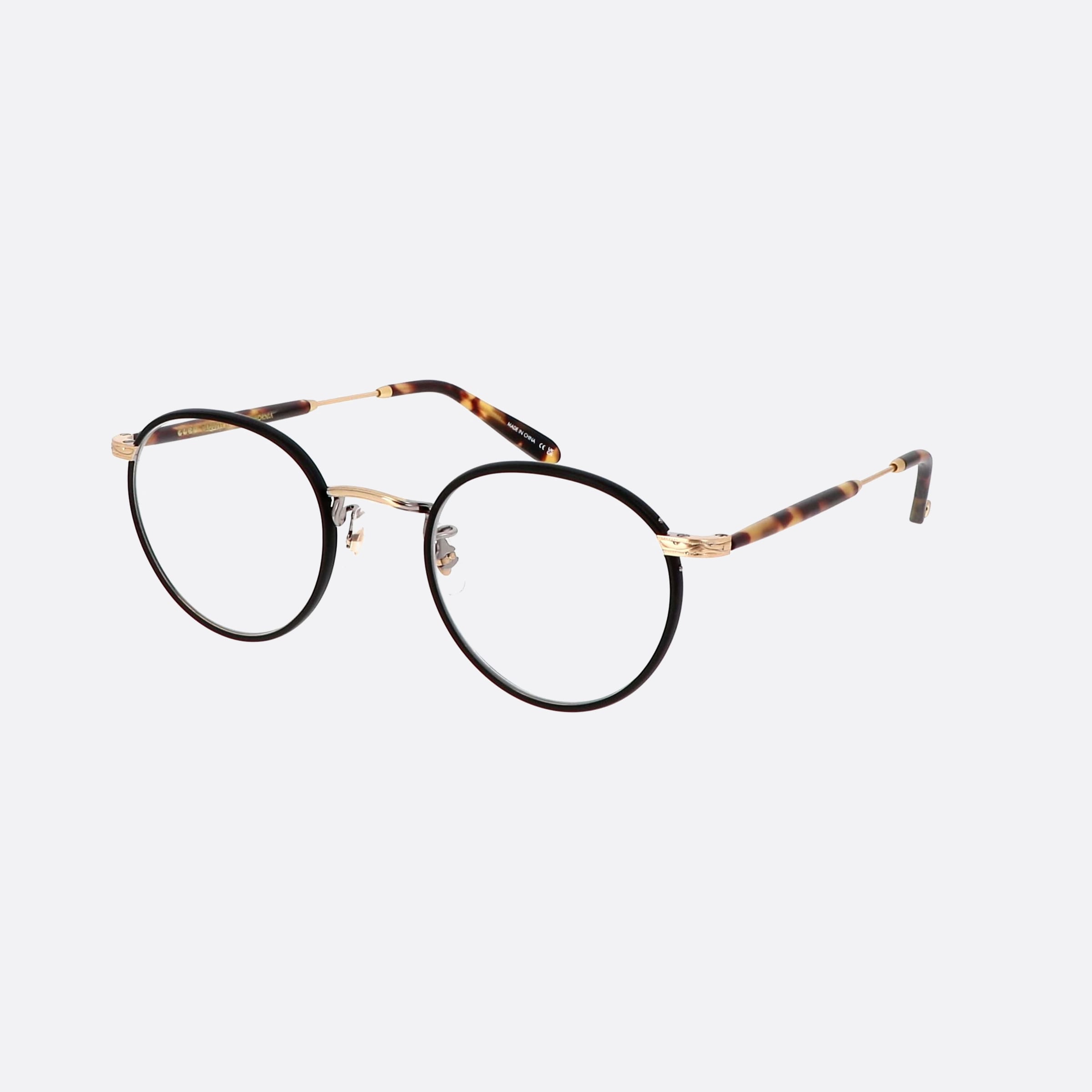 Garrett 49mm Leight Mbk Mst Black Round Women Eyeglasses - Main View
