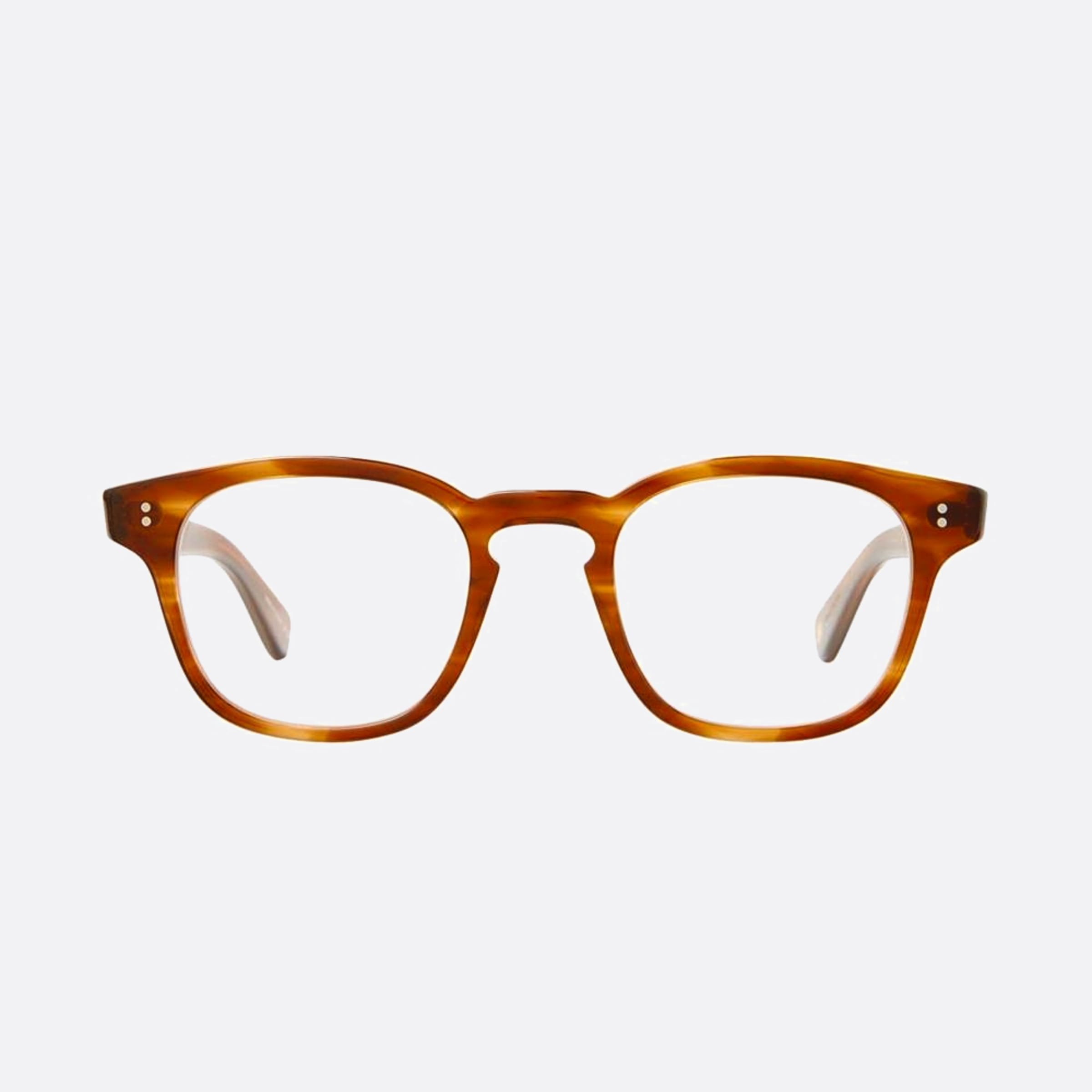 Garrett 47mm Leight Ace Havana Squared Unisex Eyeglasses - Main View