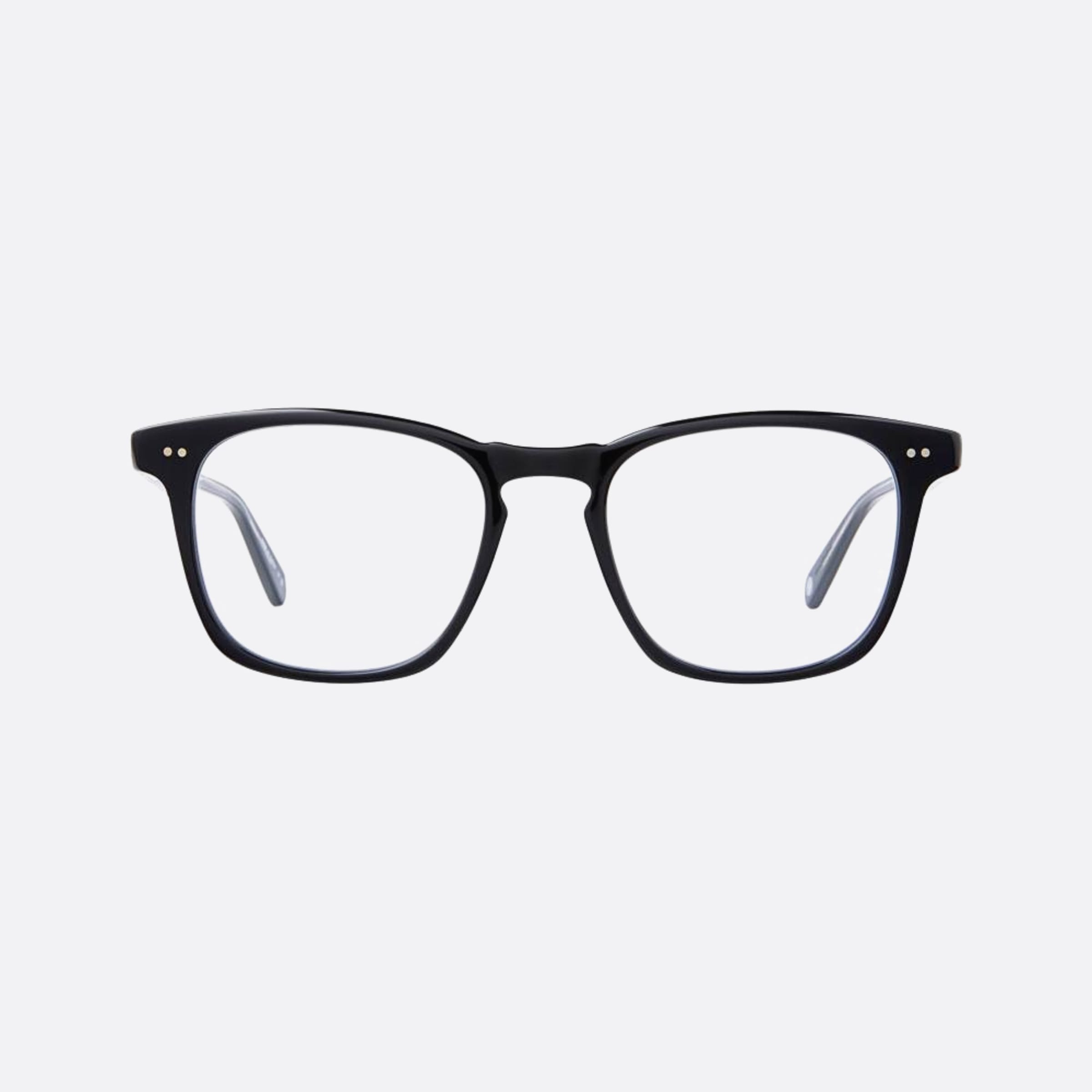Garrett 50mm Leight Alder Black Squared Unisex Eyeglasses - Main View