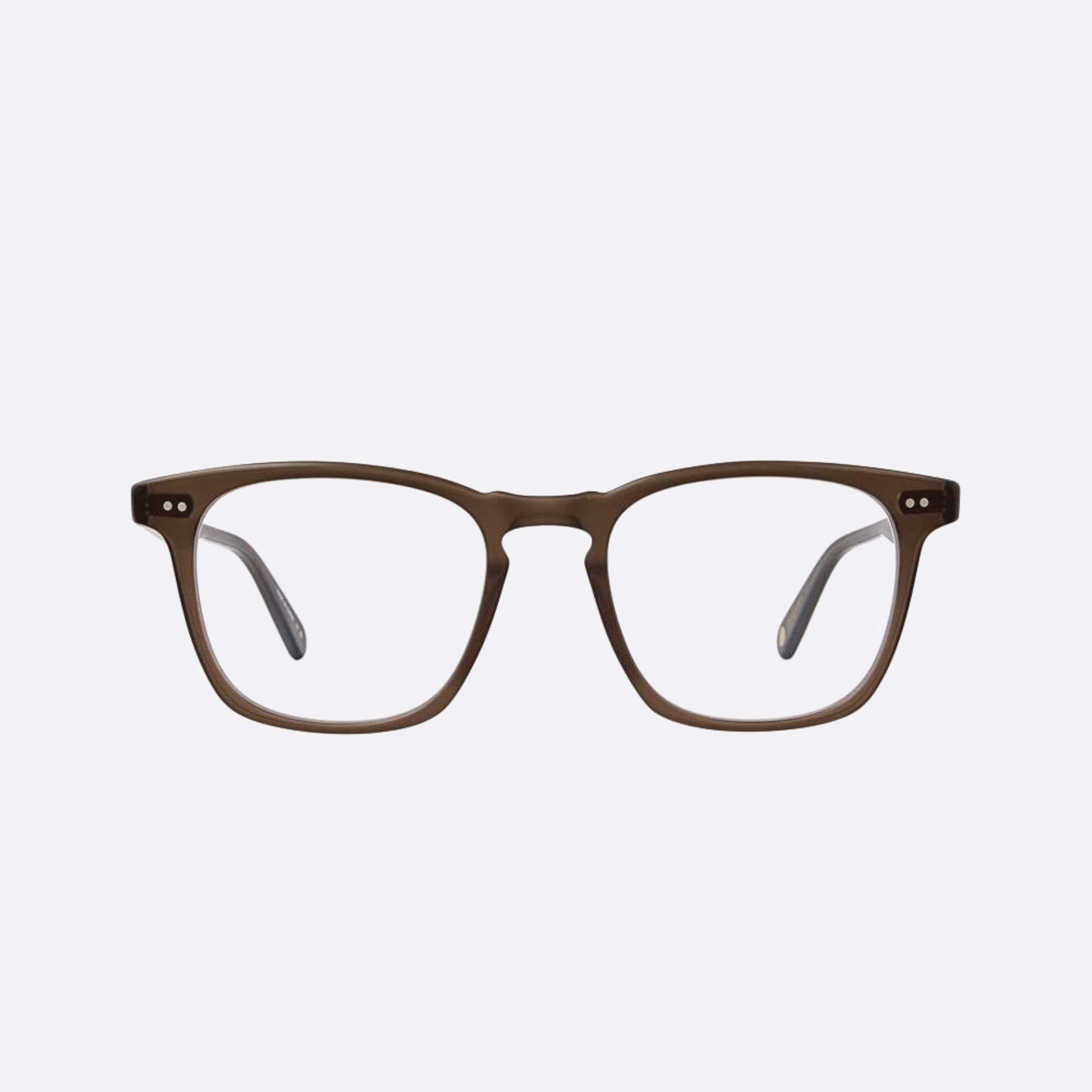 Garrett 50mm Leight Alder Mesp Brown Squared Unisex Eyeglasses - Main View