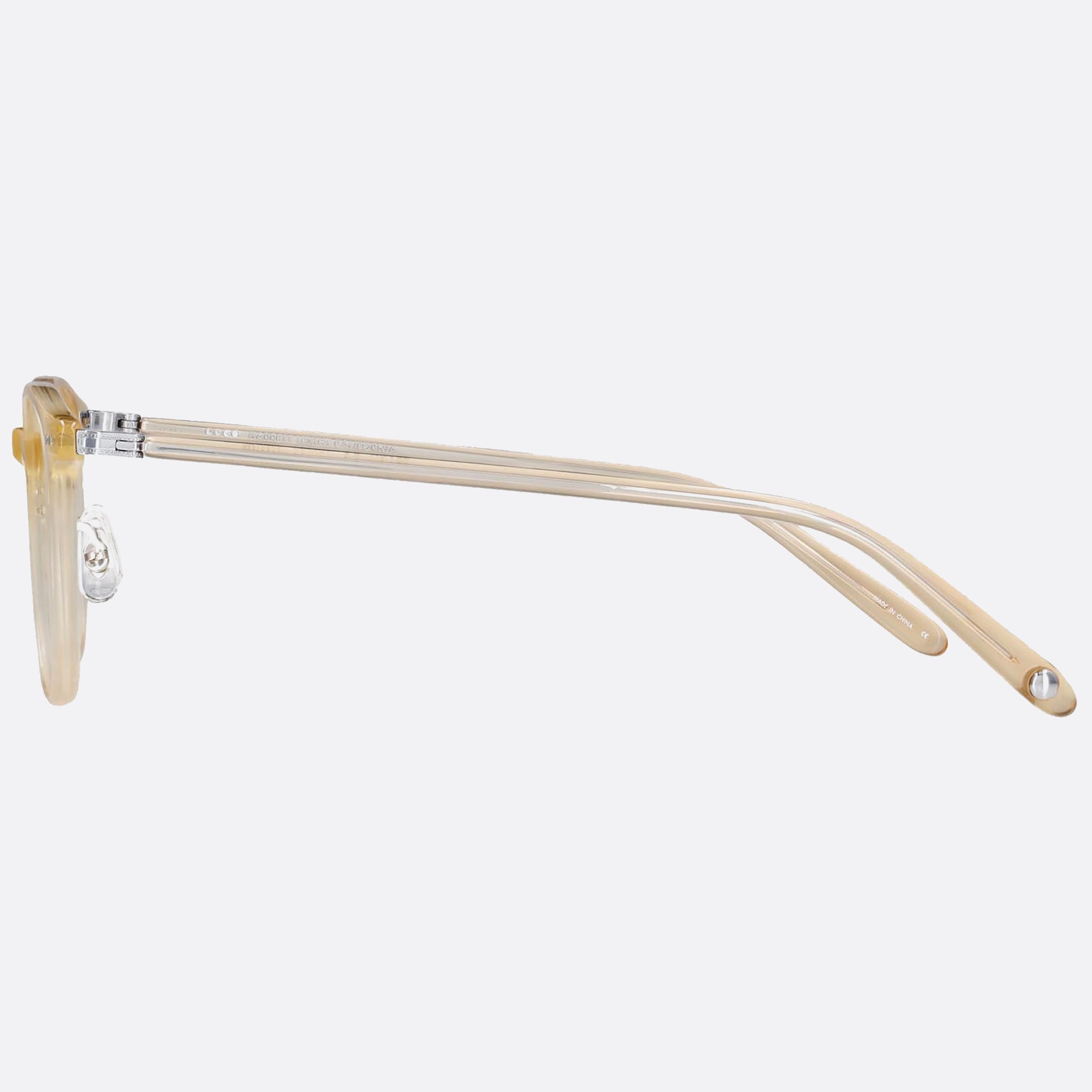 Garrett 48mm Unisex Leight Beach Yellow Visor Eyeglasses - Side View