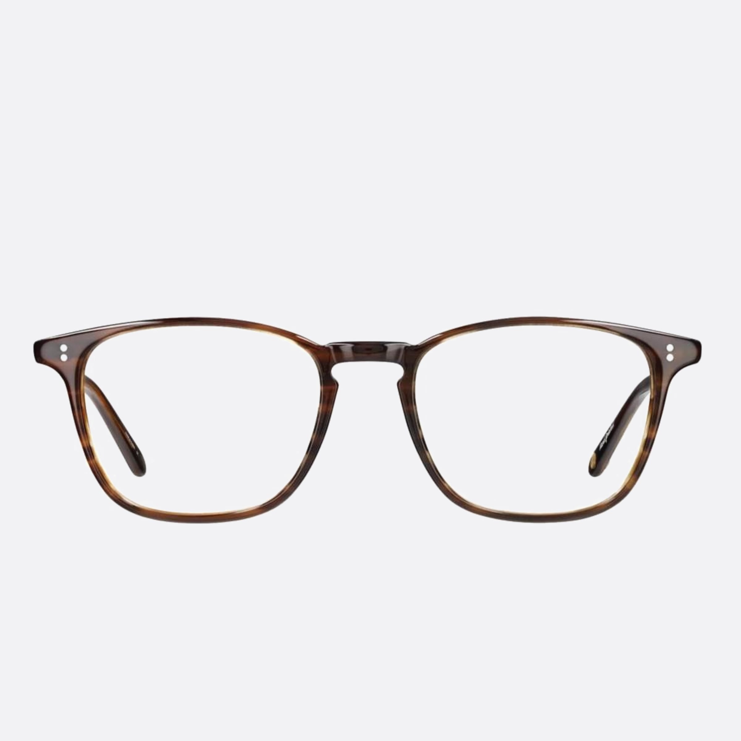 Garrett 52mm Leight Boon Brt Brown Geometric Unisex Eyeglasses - Main View
