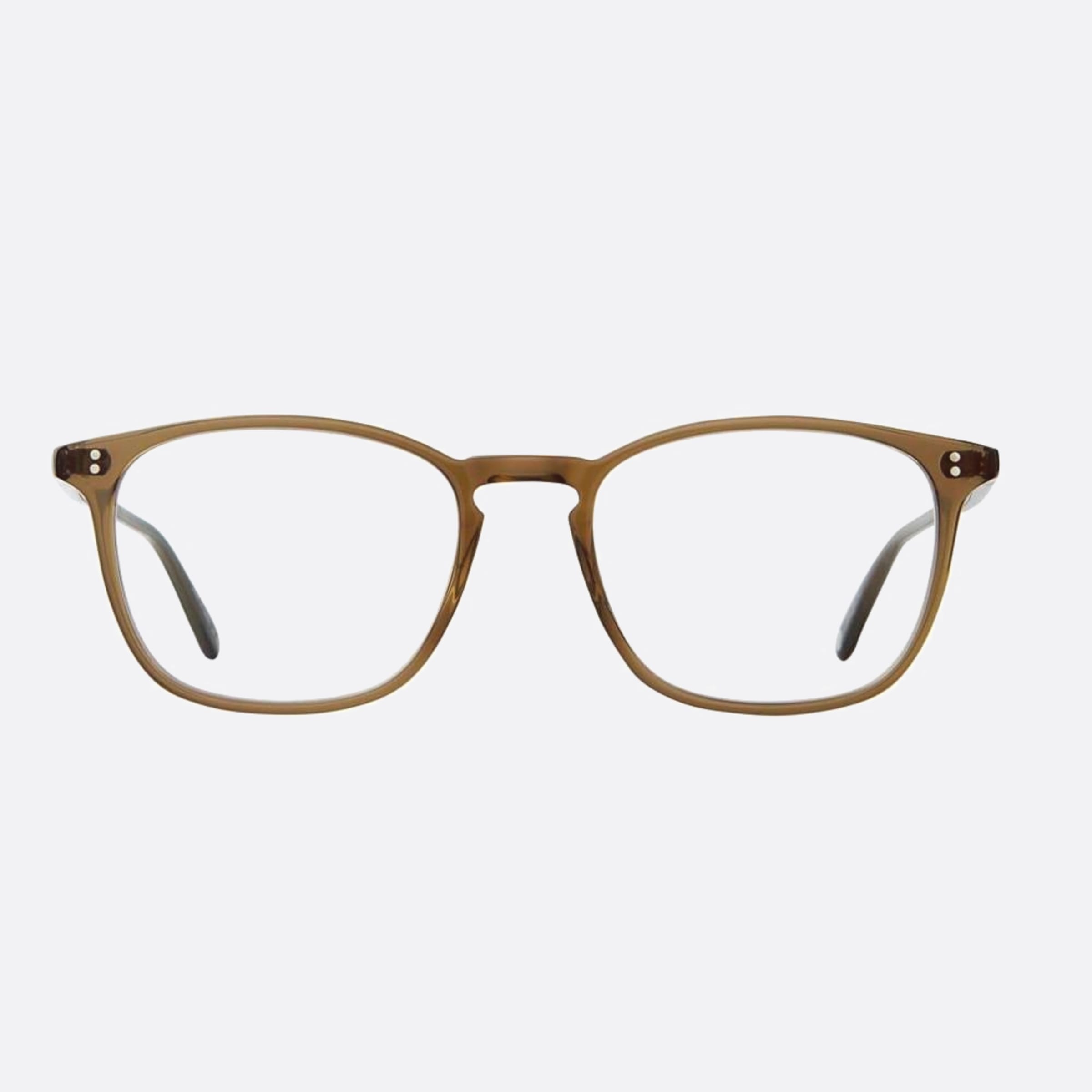 Garrett 48mm Leight Boon Olio Green Geometric Unisex Eyeglasses - Main View