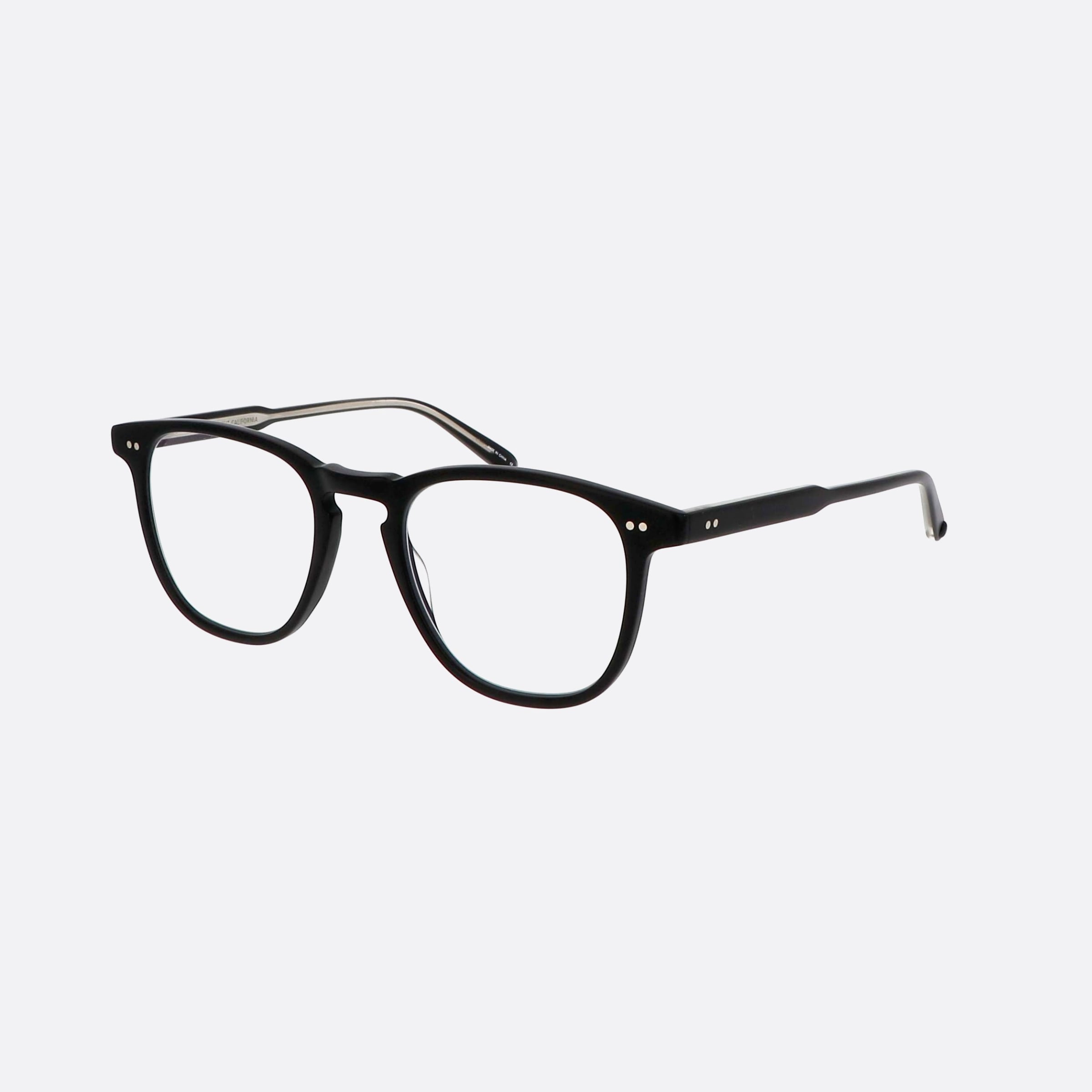 Garrett 47mm Leight Brooks Mbk Black Geometric Men Eyeglasses - Main View