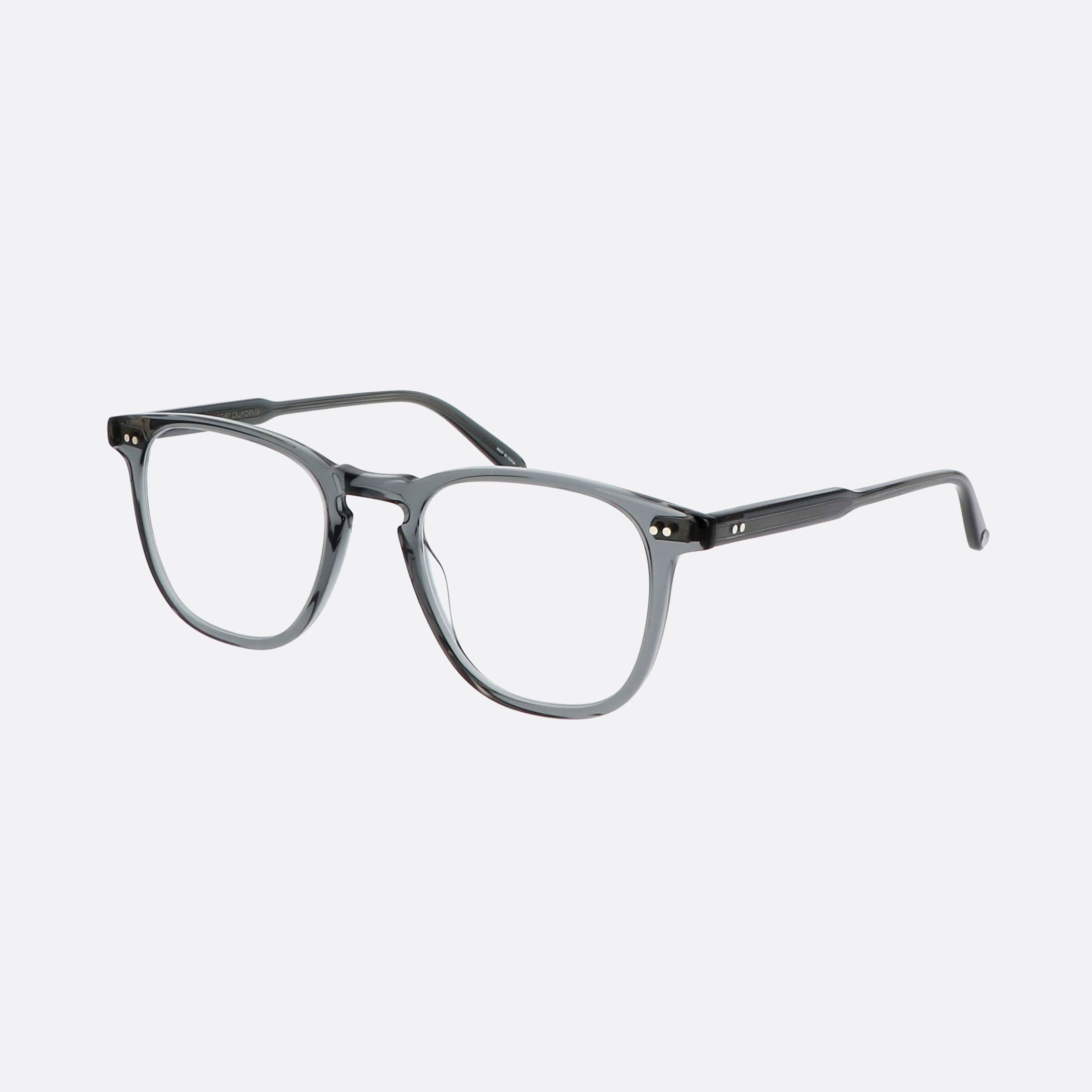 Garrett 47mm Leight Brooks Sgy Grey Geometric Men Eyeglasses - Main View