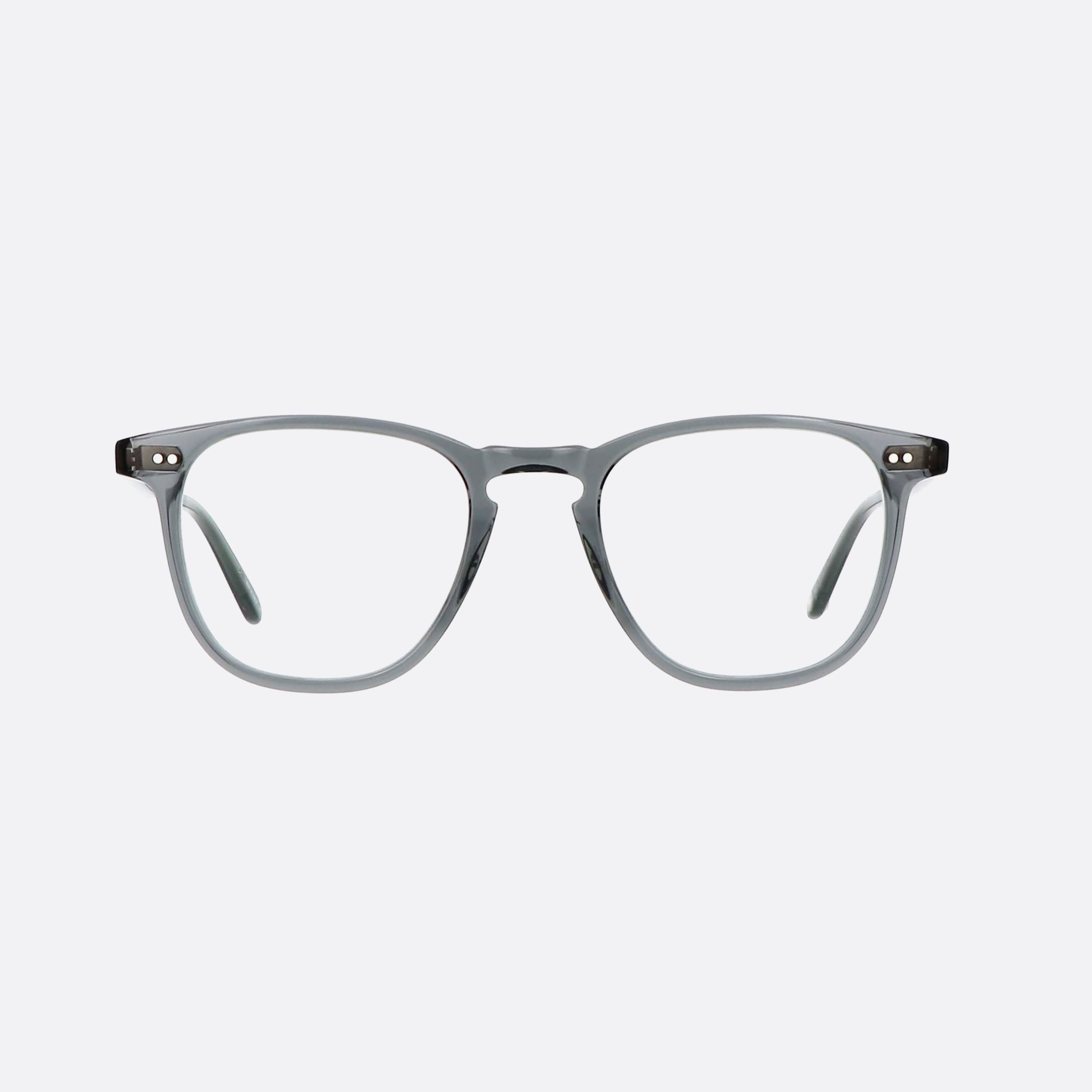 Garrett 47mm Leight Brooks Sgy Grey Geometric Men Eyeglasses - Side View