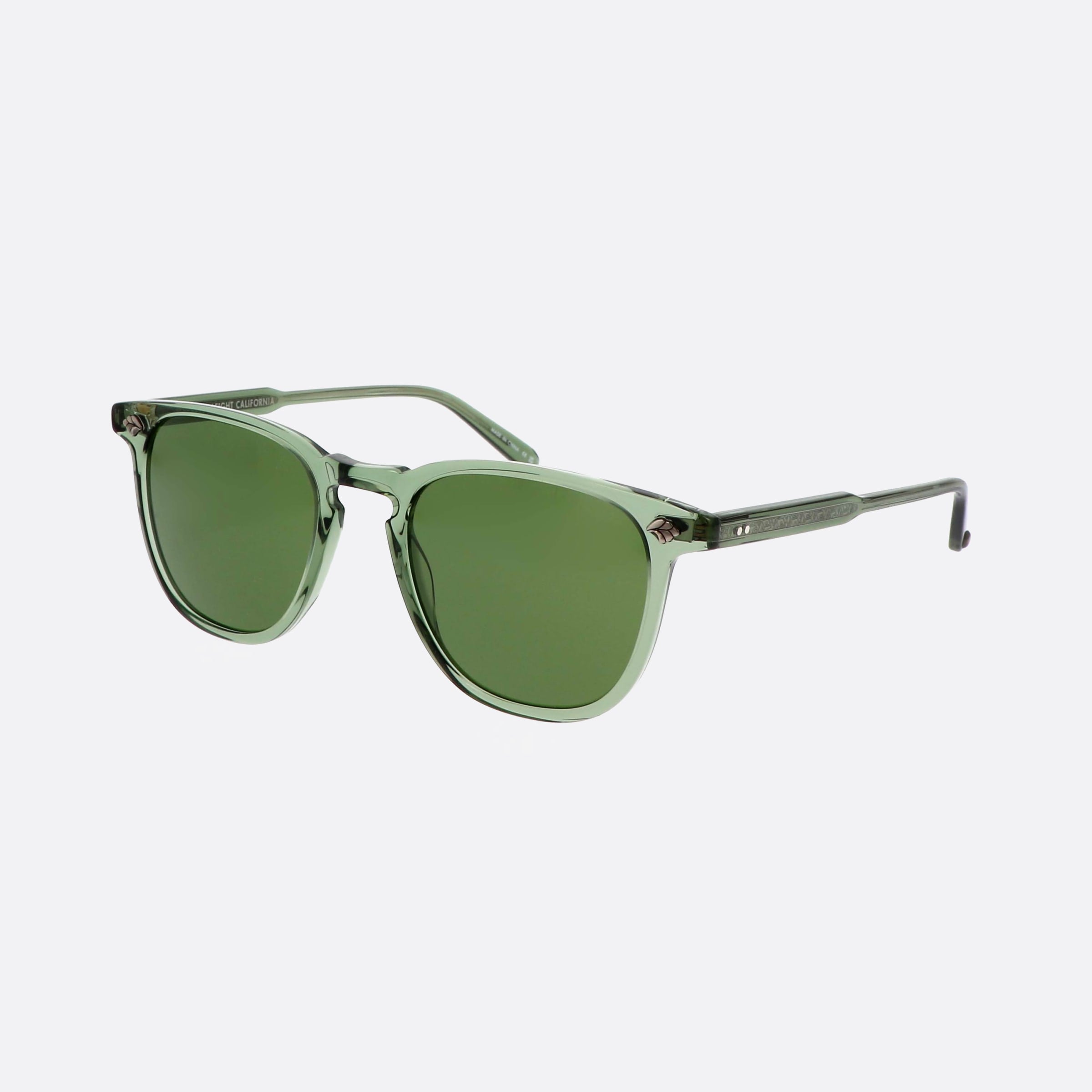 Garrett 47mm Leight Brooks Jun Pgn Green Square Unisex Sunglasses - Main View