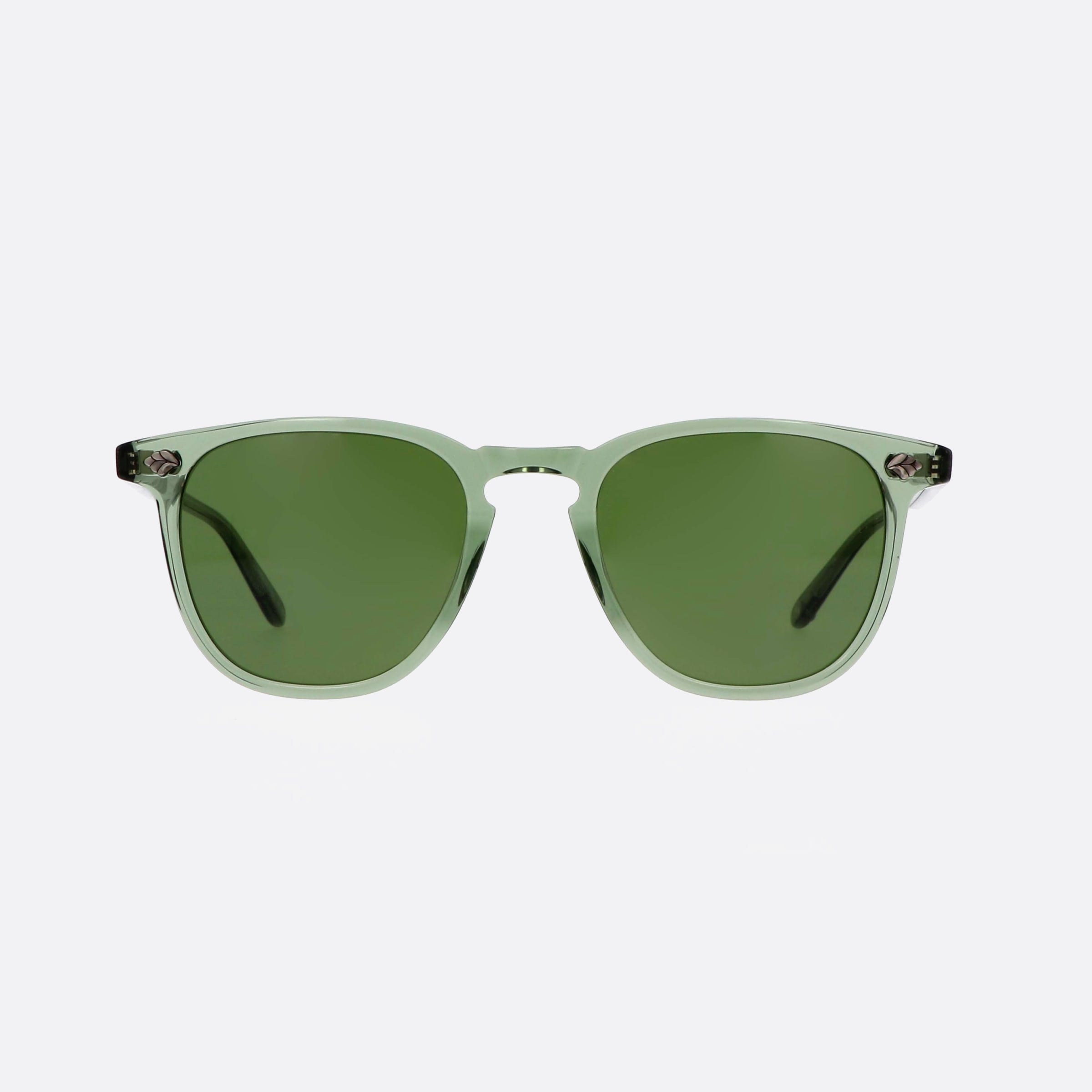 Garrett 47mm Leight Brooks Jun Pgn Green Square Unisex Sunglasses - Side View