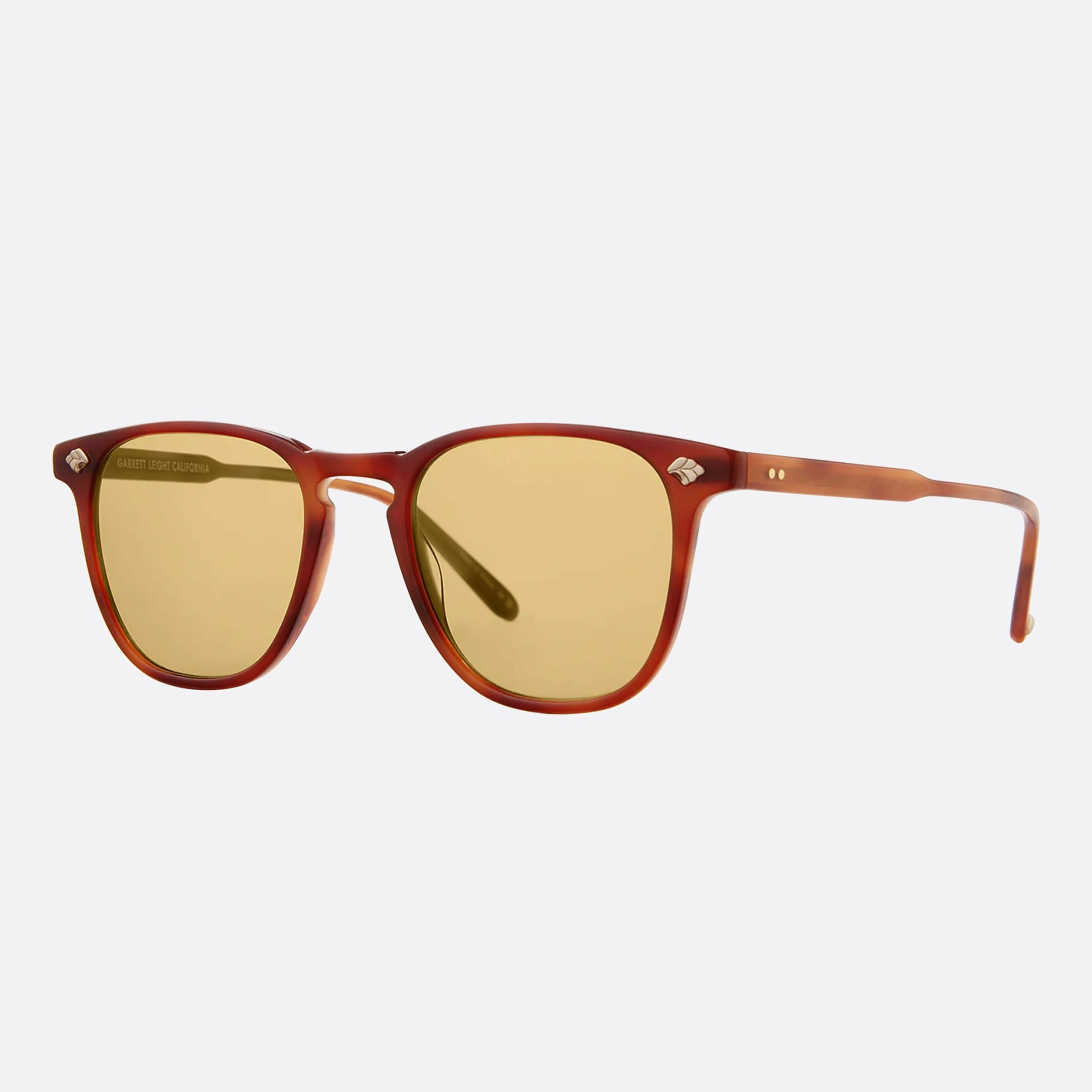 Garrett 47mm Leight Brooks Vinbrt Pmp Tortoise Pantos Unisex Sunglasses - Main View
