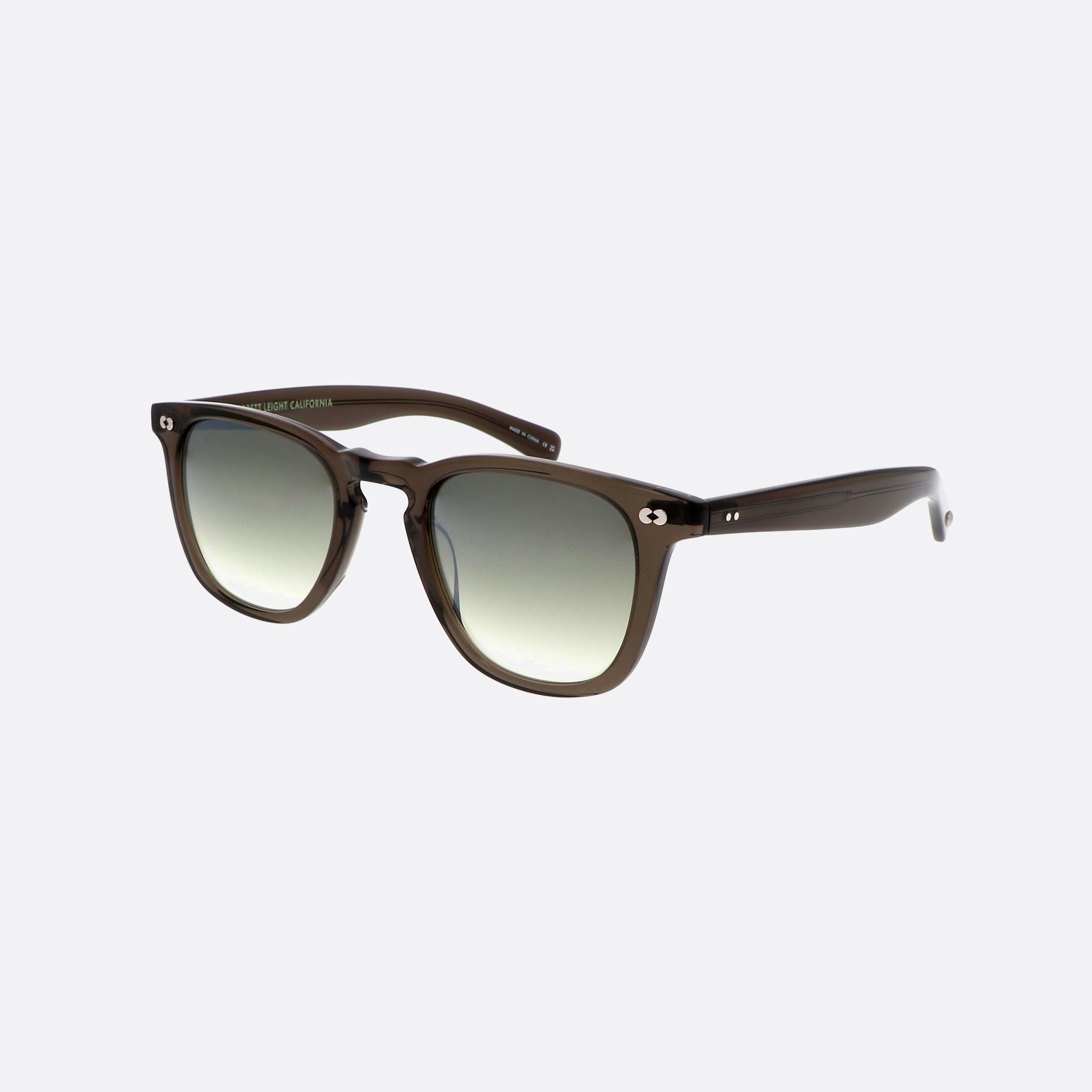 Garrett 48mm Leight Brooks Blgl Olvlm Clear Oval Men Sunglasses - Main View