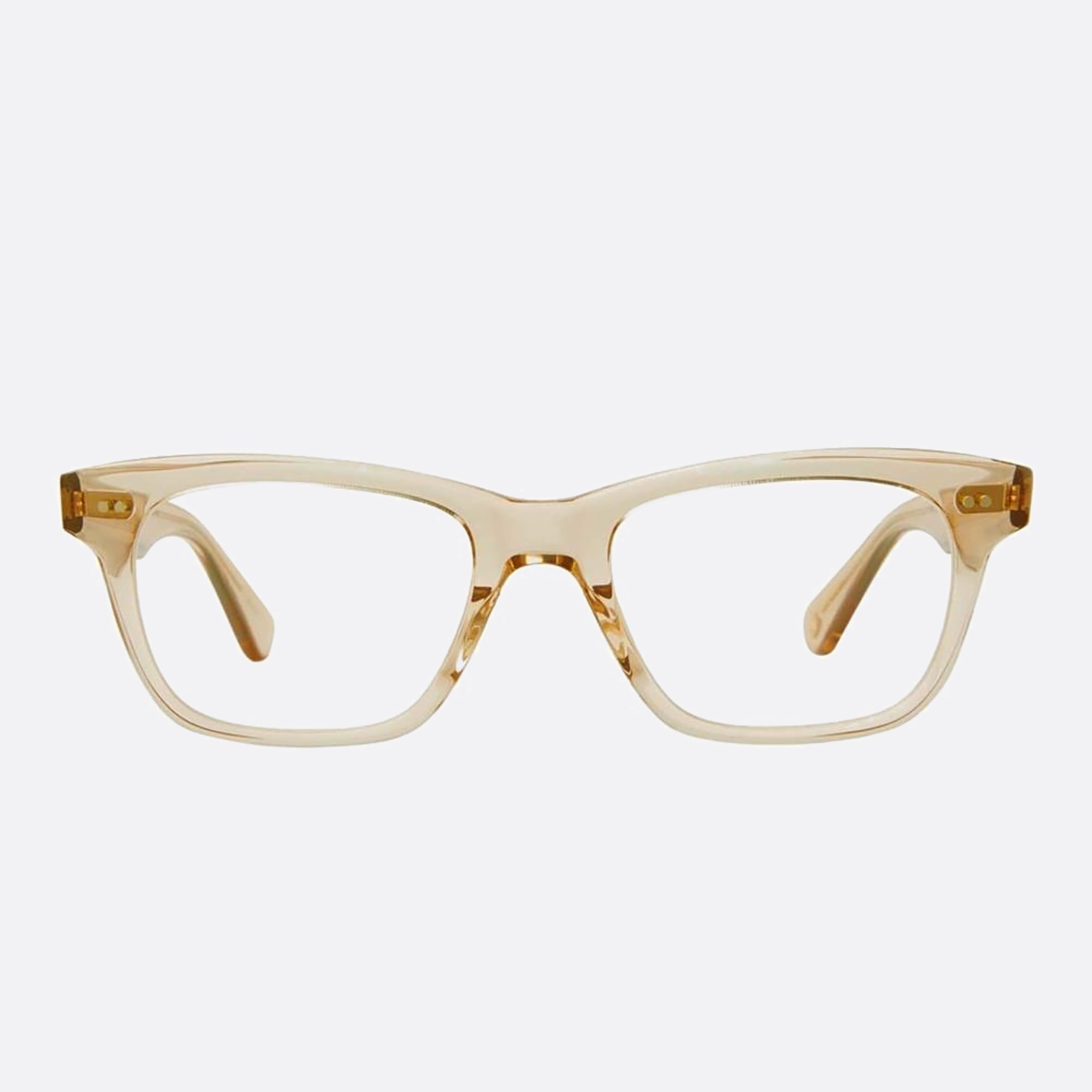 Garrett 49mm Leight Buchanan Bre Yellow Squared Unisex Eyeglasses - Main View