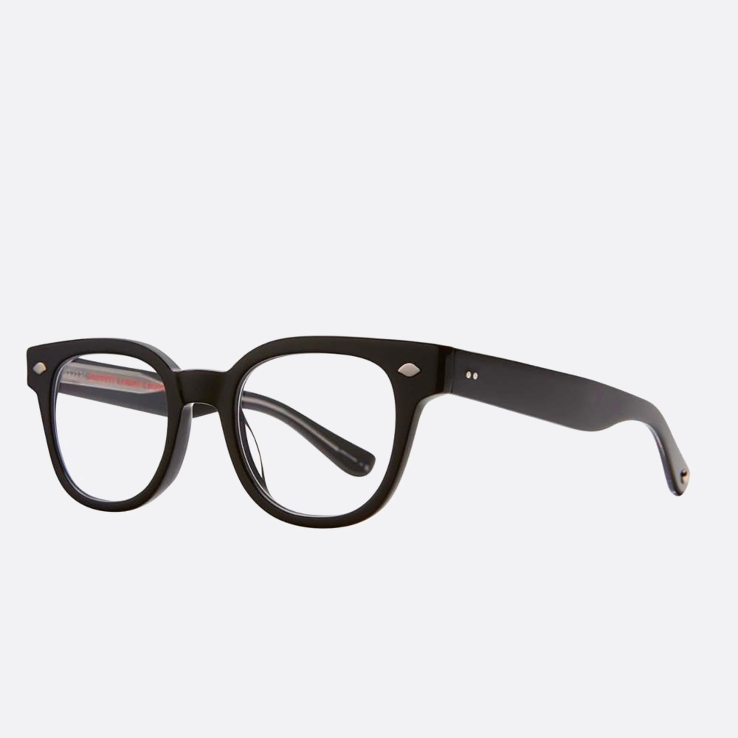 Garrett 47mm Leight Canter Bio Black Geometric Men Eyeglasses - Side View