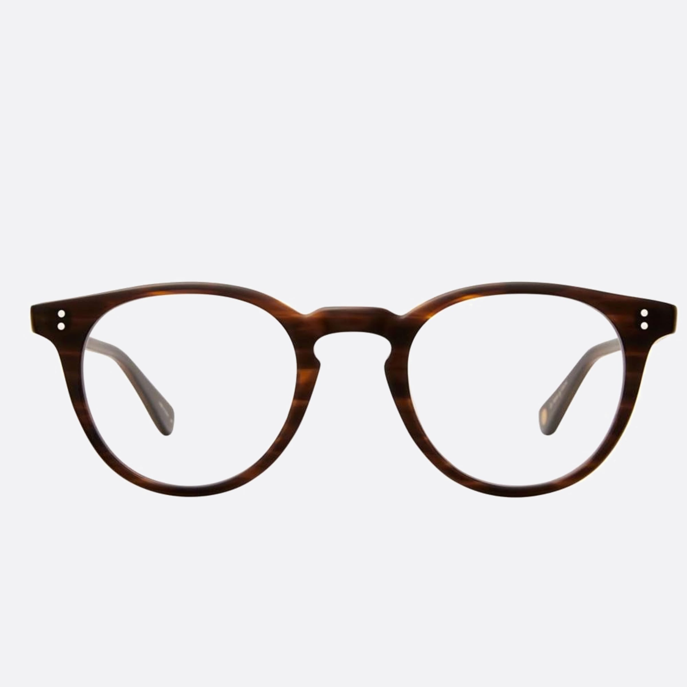 Garrett 46mm Leight Clement Mbrt Havana Round Unisex Eyeglasses - Main View