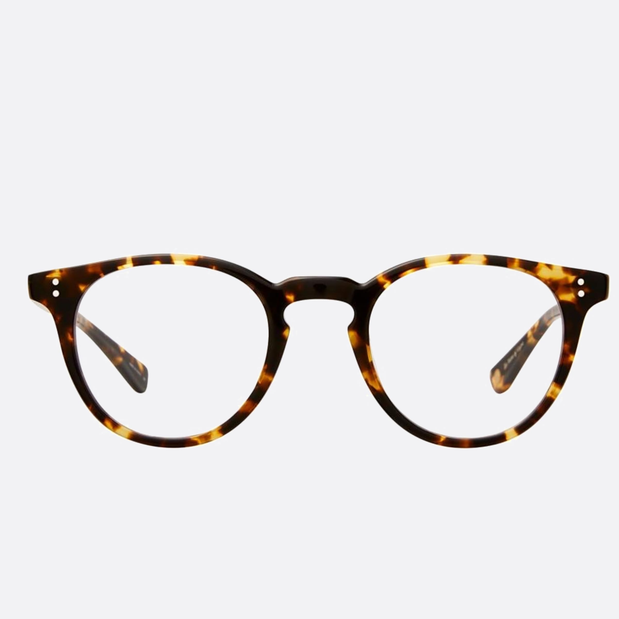 Garrett 46mm Leight Clement Tut Havana Round Unisex Eyeglasses - Main View