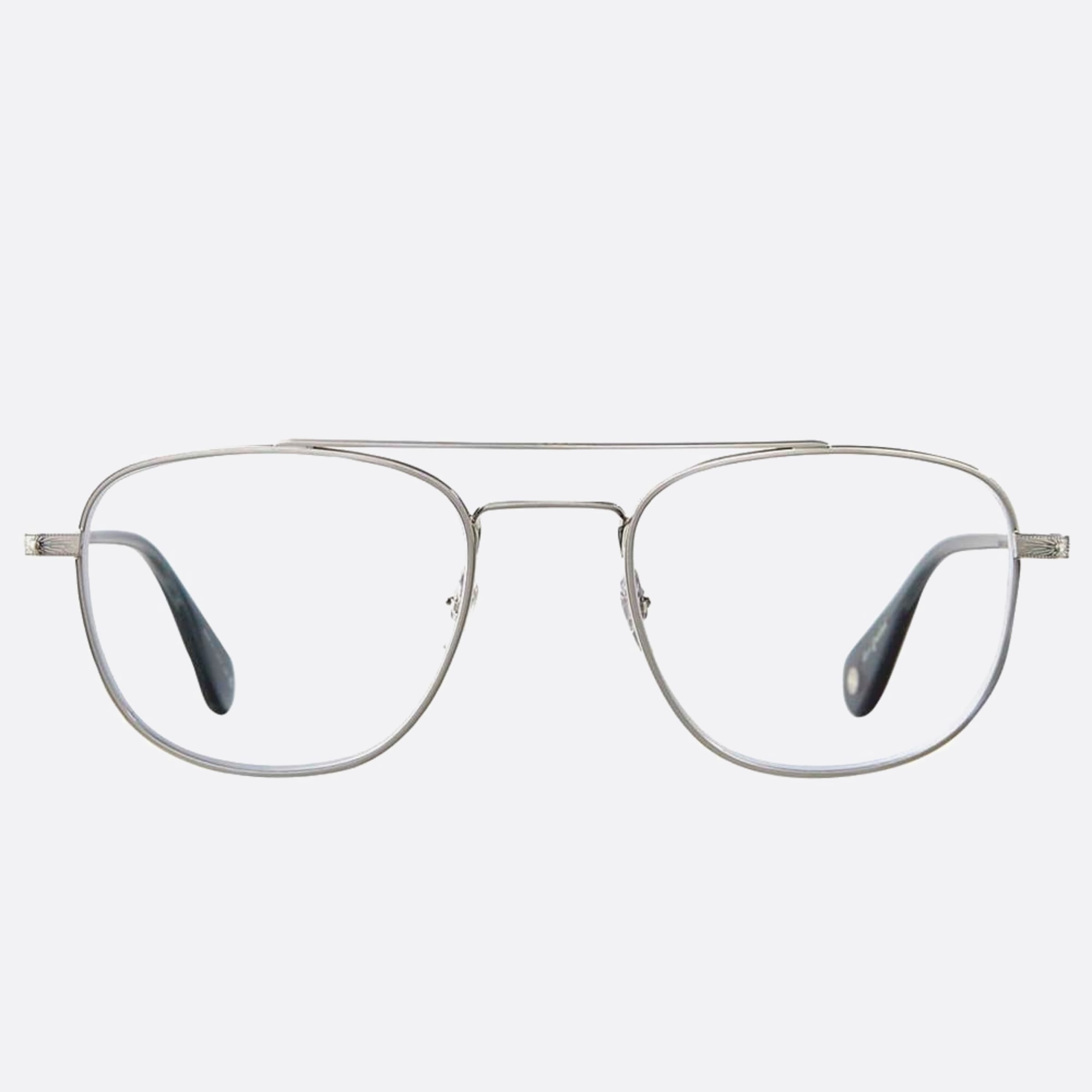 Garrett 51mm Leight Clubhouse Sgy Silver Pilot Unisex Eyeglasses - Main View