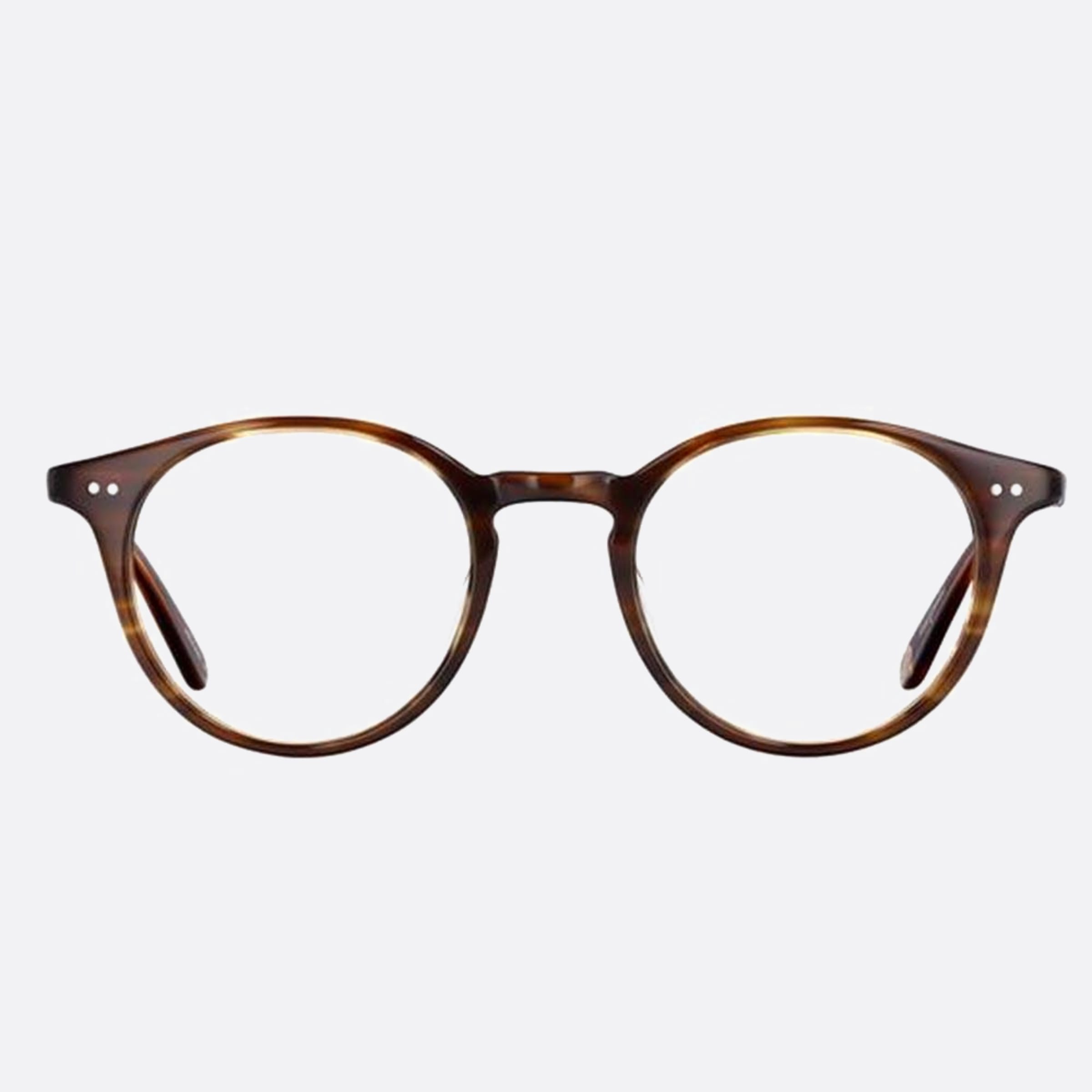 Garrett 47mm Leight Clune Brt Havana Round Unisex Eyeglasses - Main View