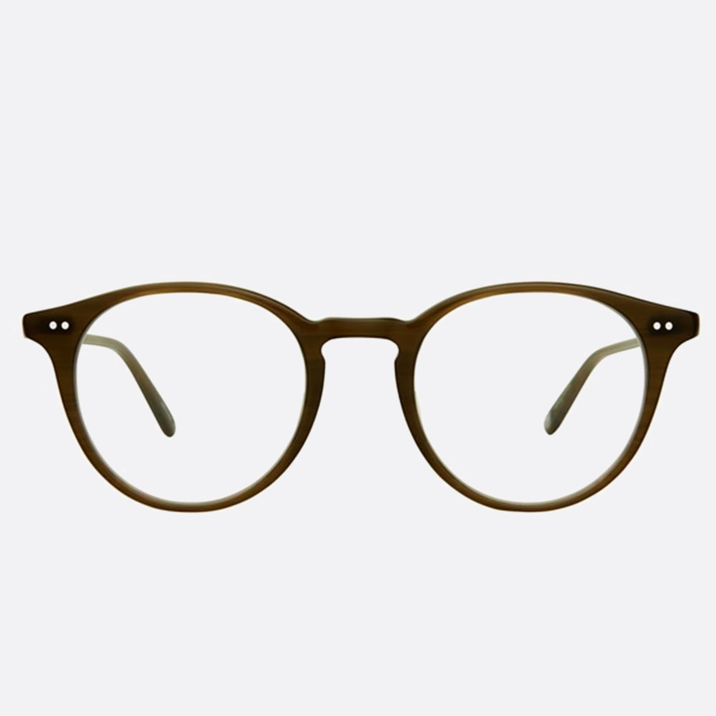 Garrett 41mm Leight Clune Olv Brown Round Unisex Eyeglasses - Main View