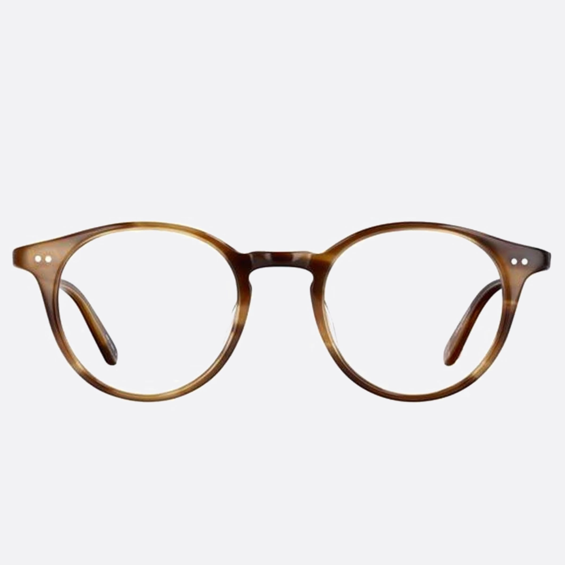 Garrett 45mm Leight Clune Brown Round Unisex Eyeglasses - Main View