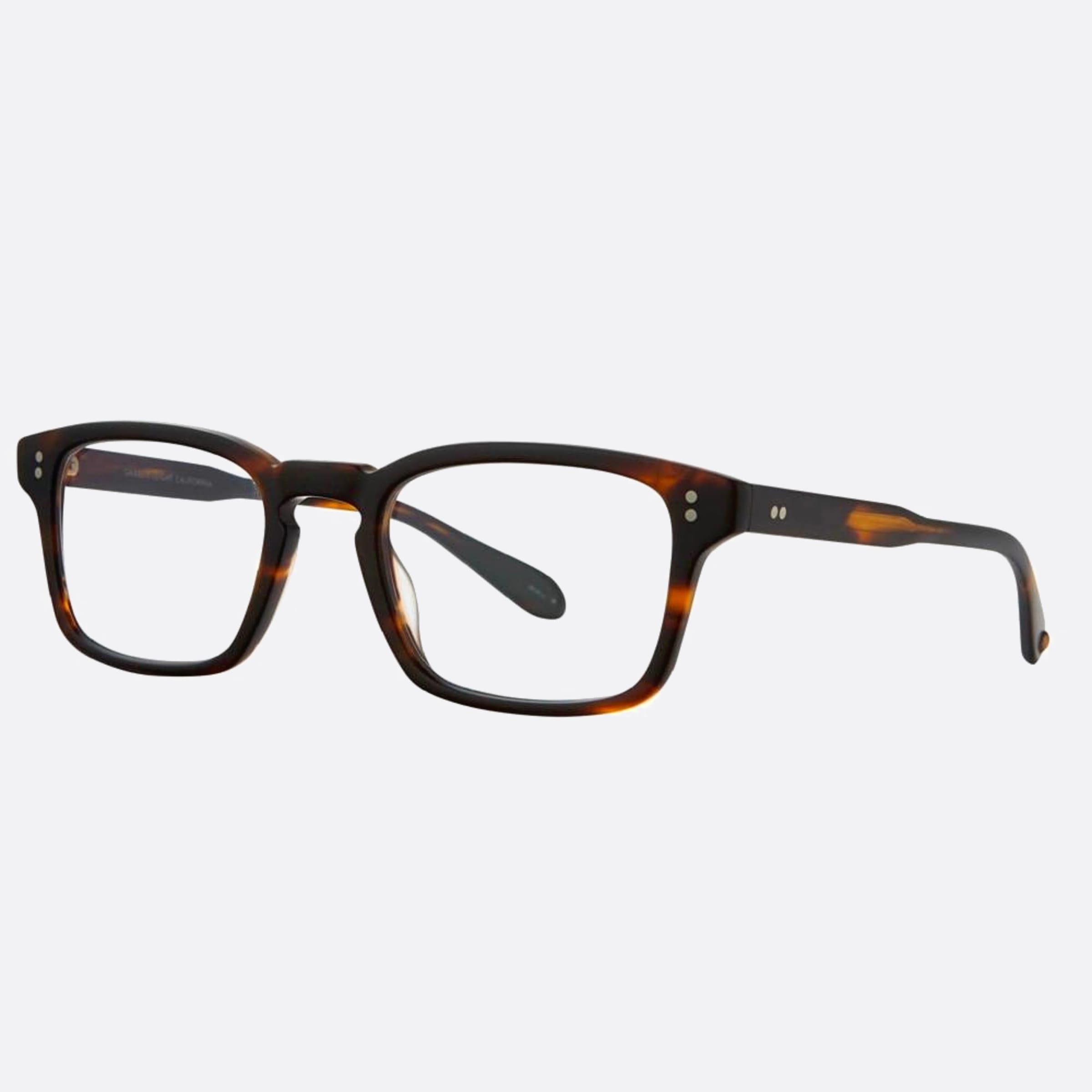 Garrett 49mm Leight Dimmick Mcoft Havana Geometric Unisex Eyeglasses - Side View