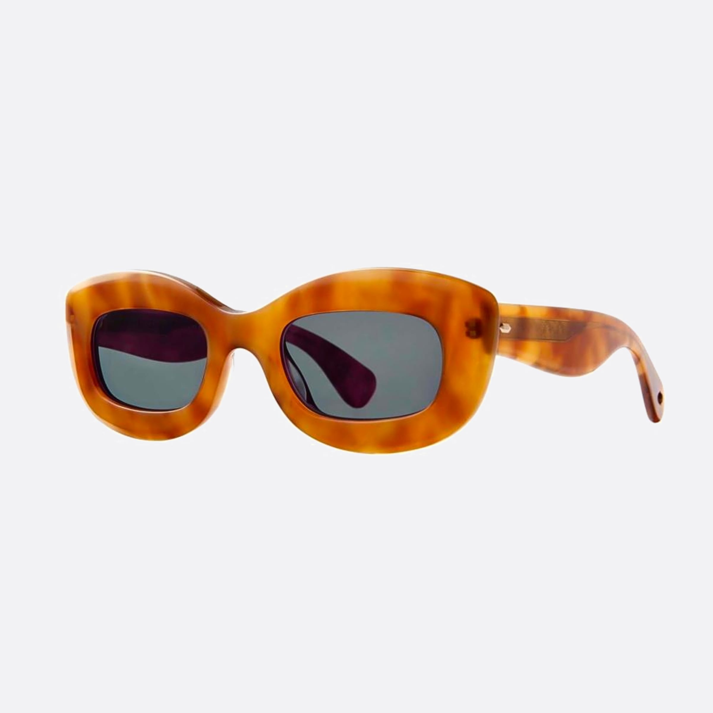Garrett 48mm Leight Dolores Sun Emt Havana Cat Eye Women Sunglasses - Side View