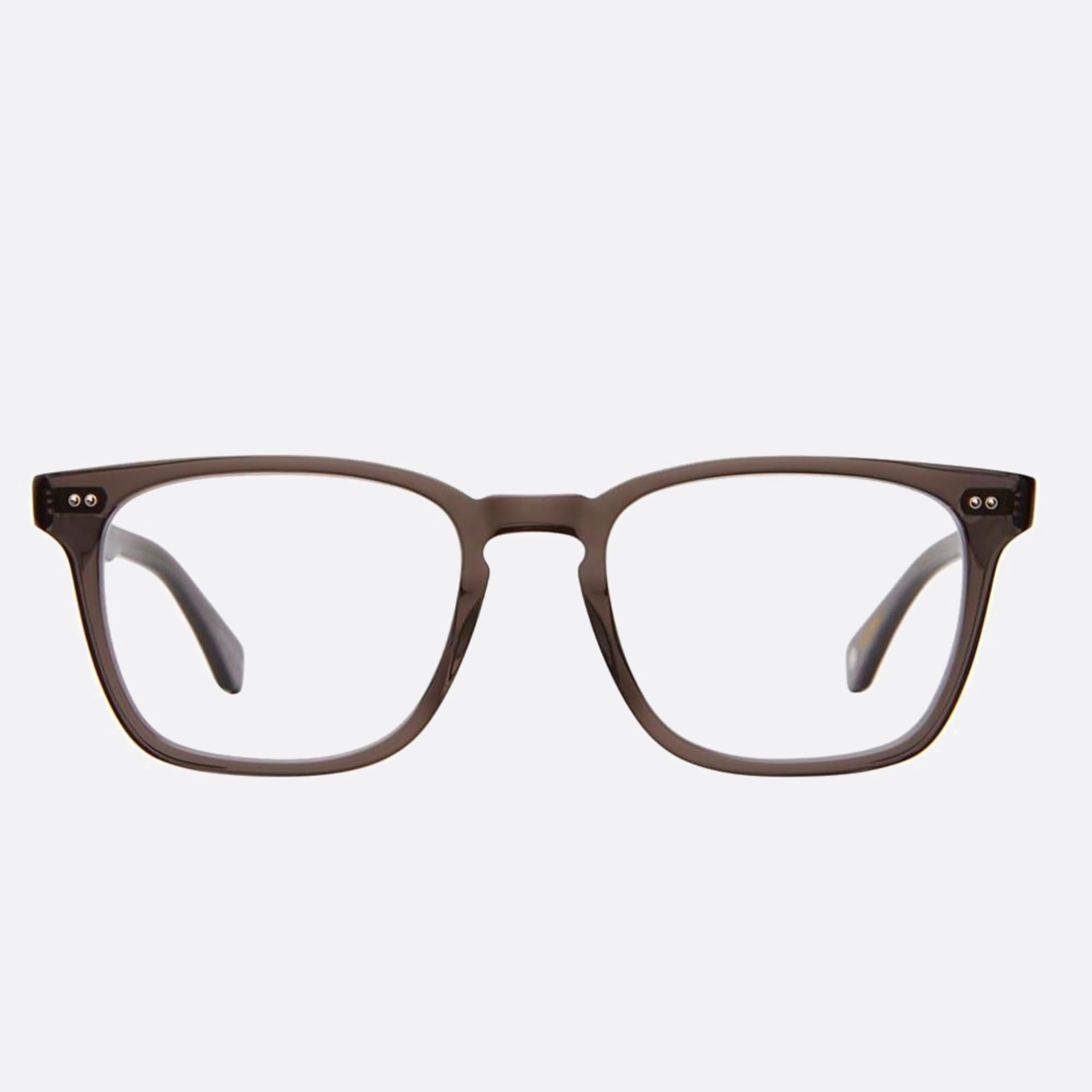 Garrett 53mm Leight Earvin Bio Chr Grey Squared Unisex Eyeglasses - Main View