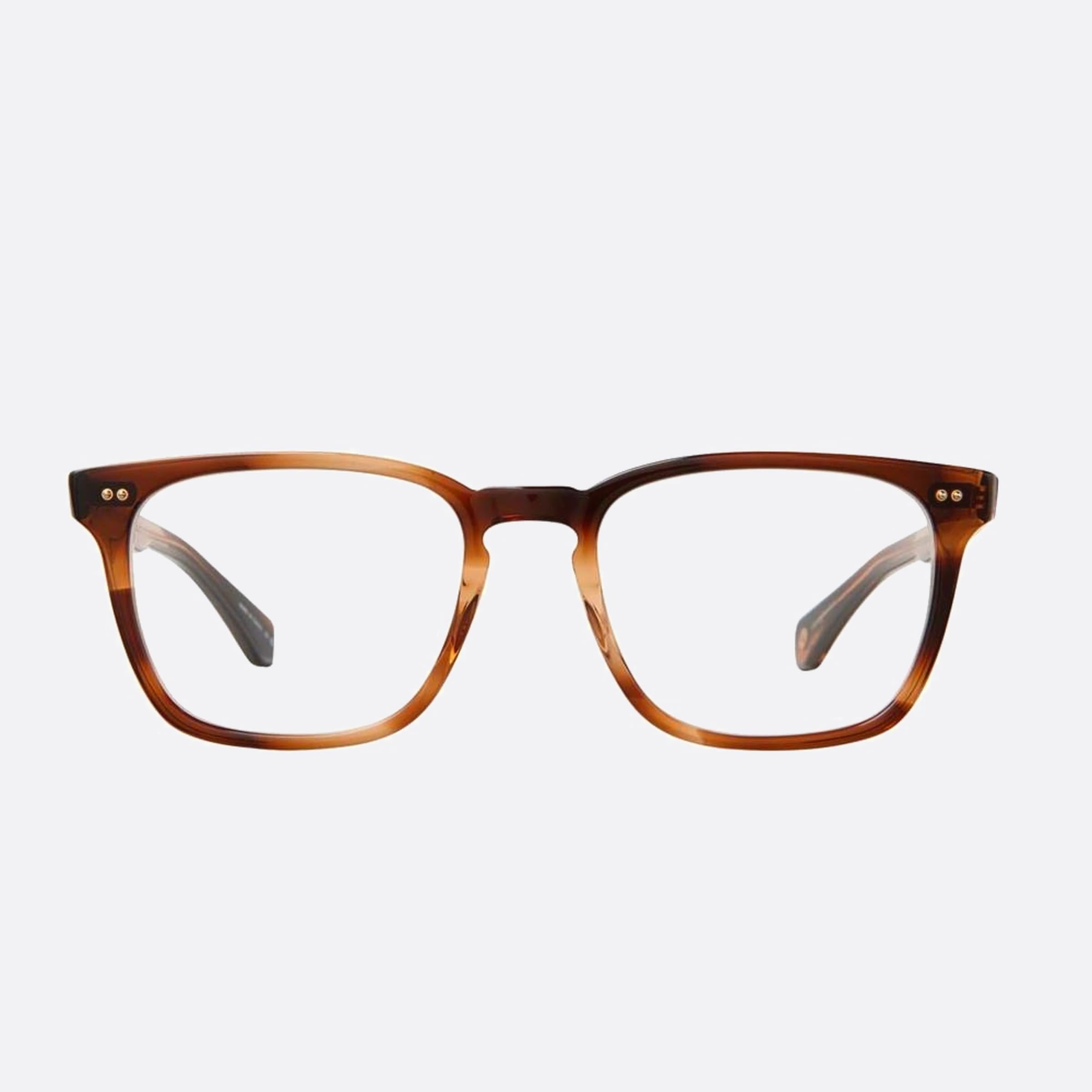 Garrett 53mm Leight Earvin Kht Havana Squared Unisex Eyeglasses - Main View