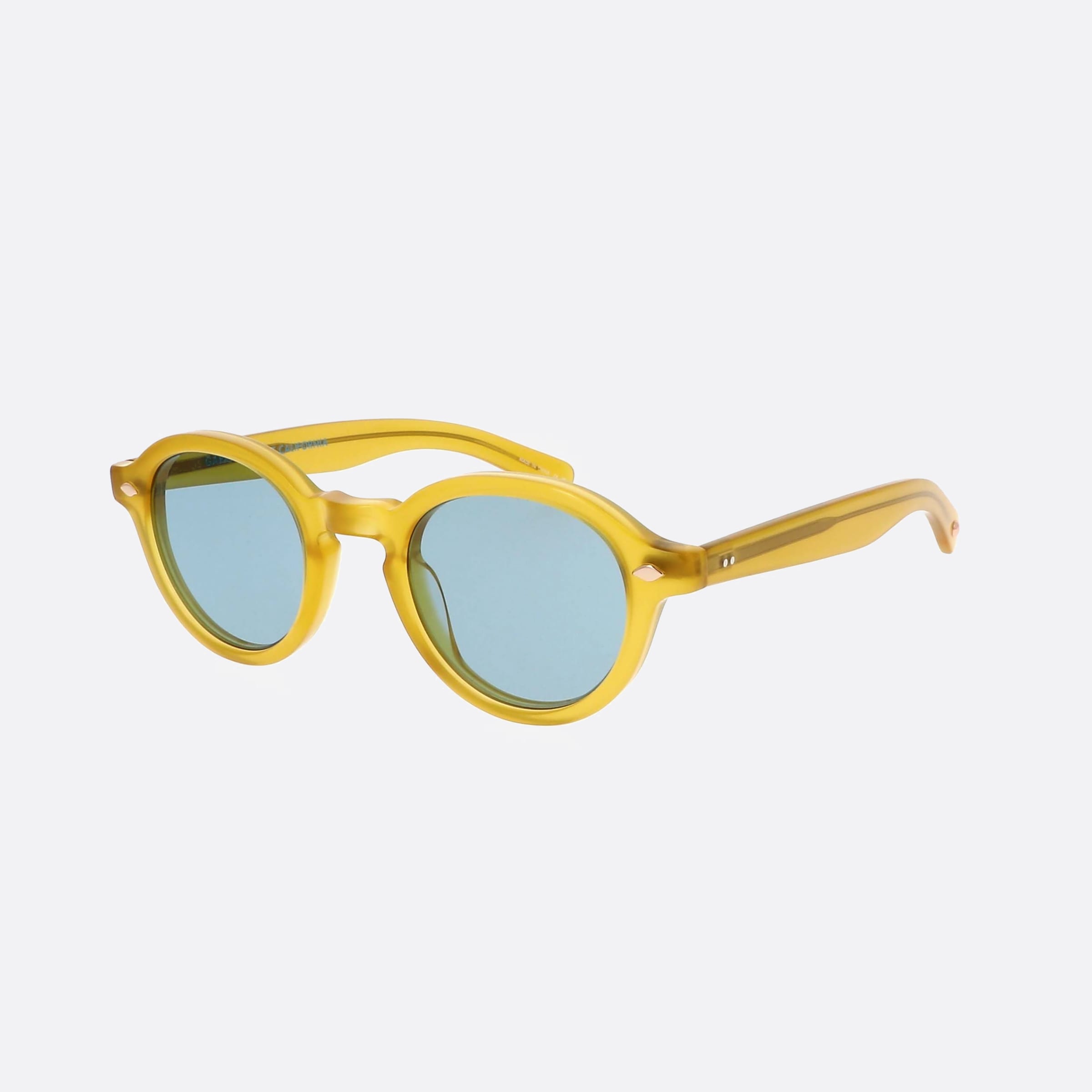 Garrett 45mm Leight Flipper Sun Blon Sfpblu Yellow Round Unisex Sunglasses - Main View