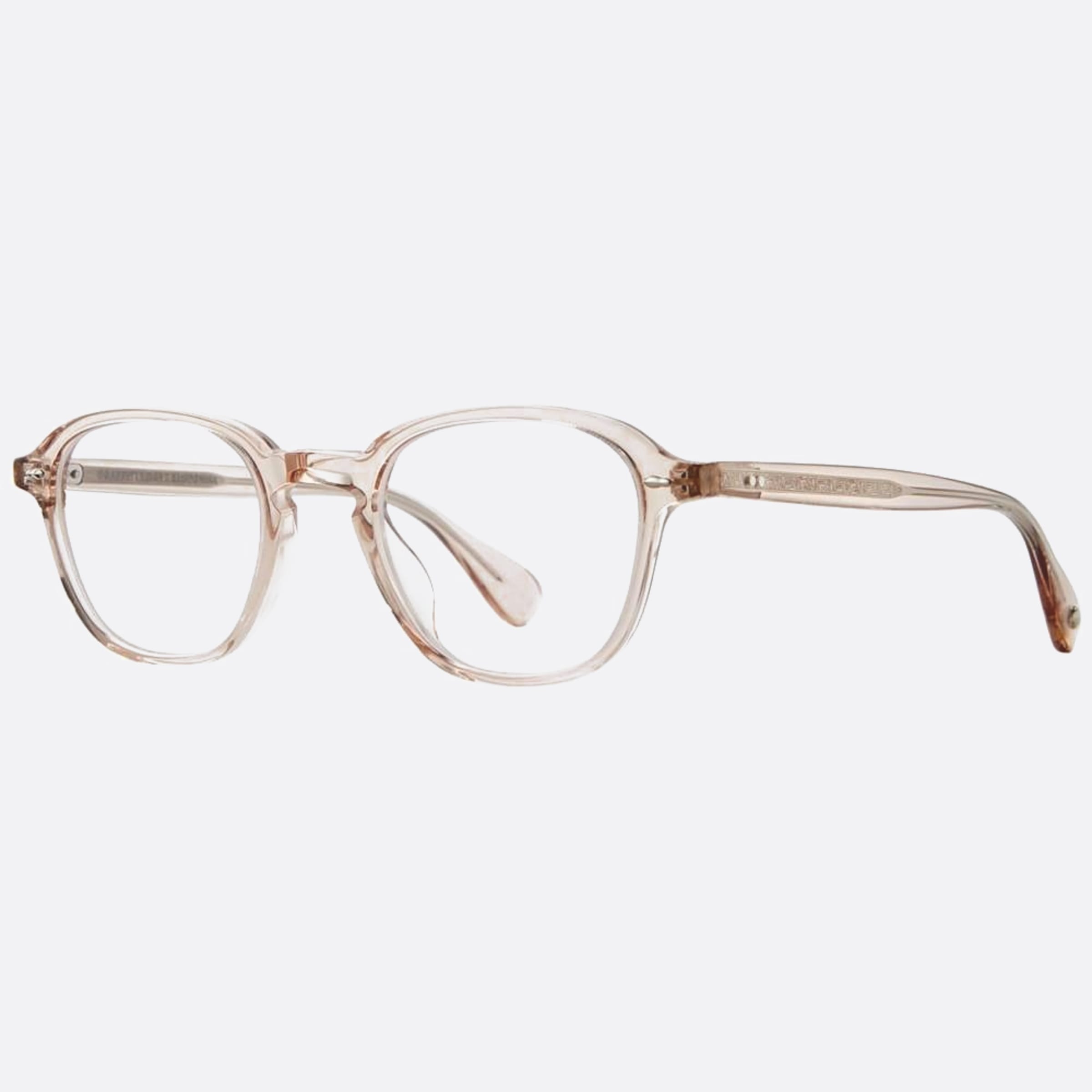 Garrett 46mm Leight Gilbert Himslt Pink Geometric Unisex Eyeglasses - Side View