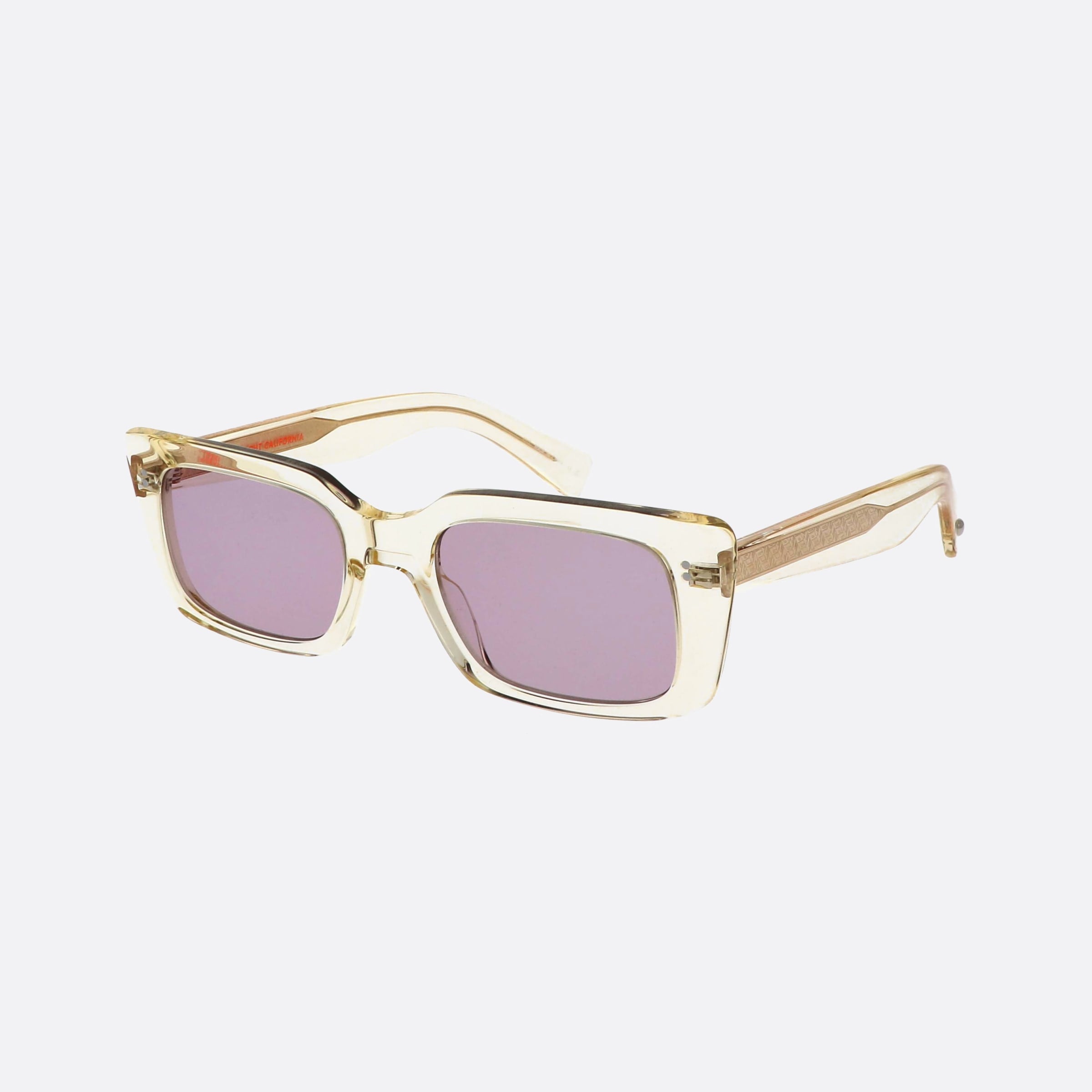 Garrett 49mm Leight Sfplu Clear Rectangle Unisex Sunglasses - Main View