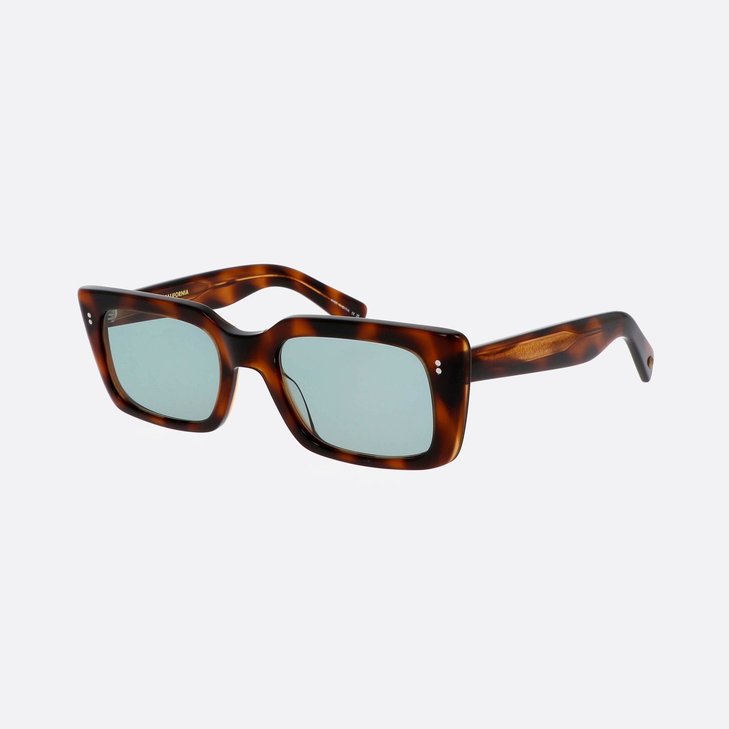 Garrett 49mm Leight Spbrnsh Sfvvg Tortoise Rectangle Unisex Sunglasses - Main View