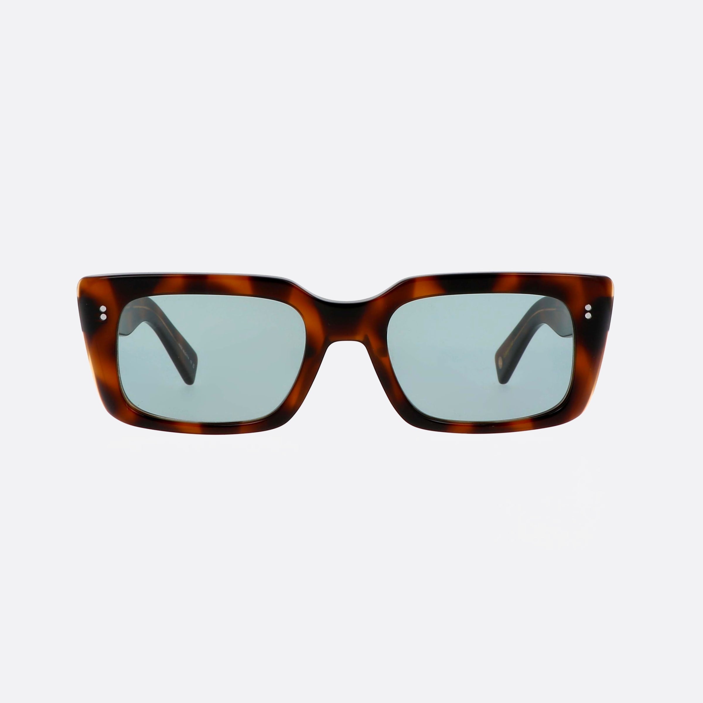 Garrett 49mm Leight Spbrnsh Sfvvg Tortoise Rectangle Unisex Sunglasses - Side View