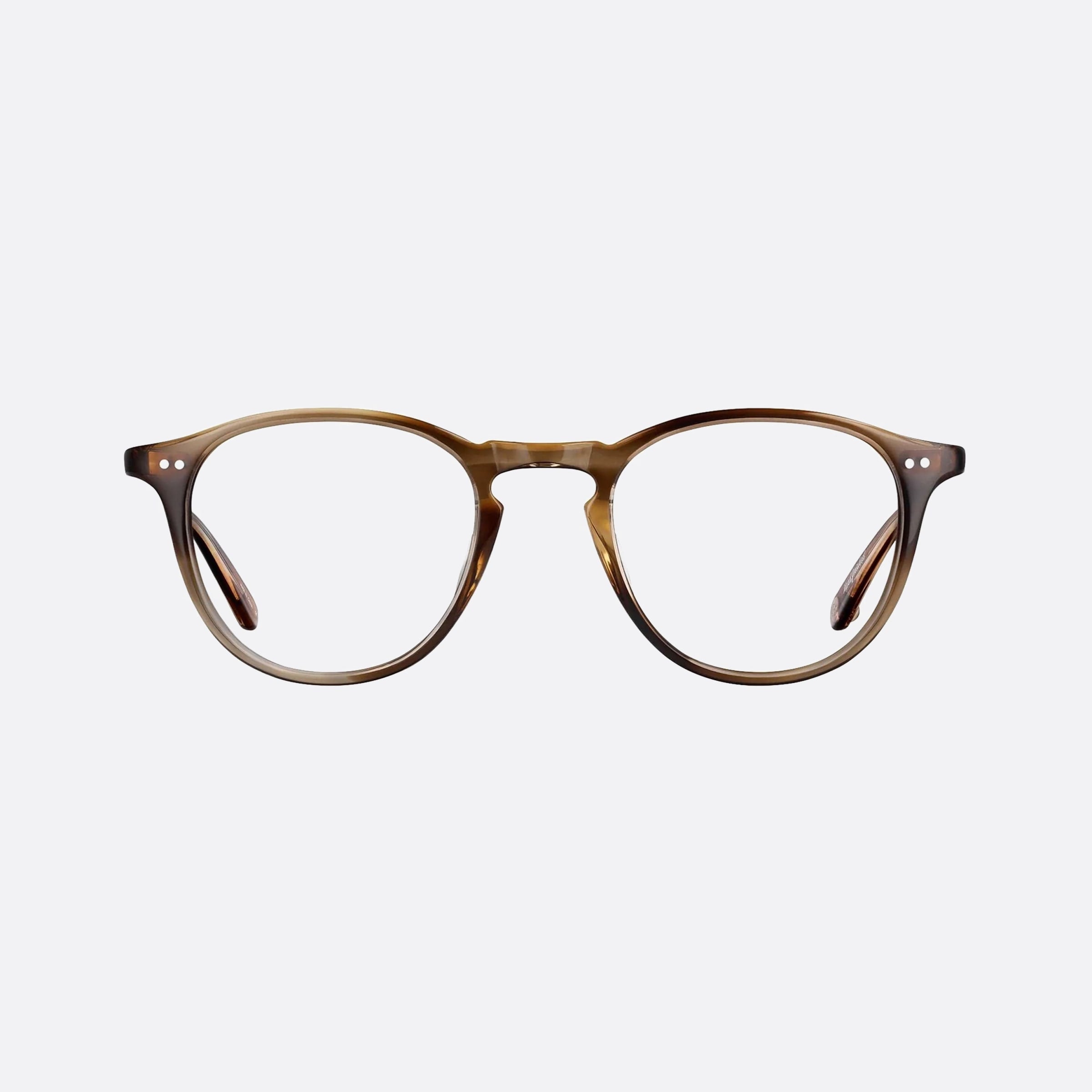 Garrett 46mm Leight Hampton Kht Tortoise Oval Unisex Eyeglasses - Side View