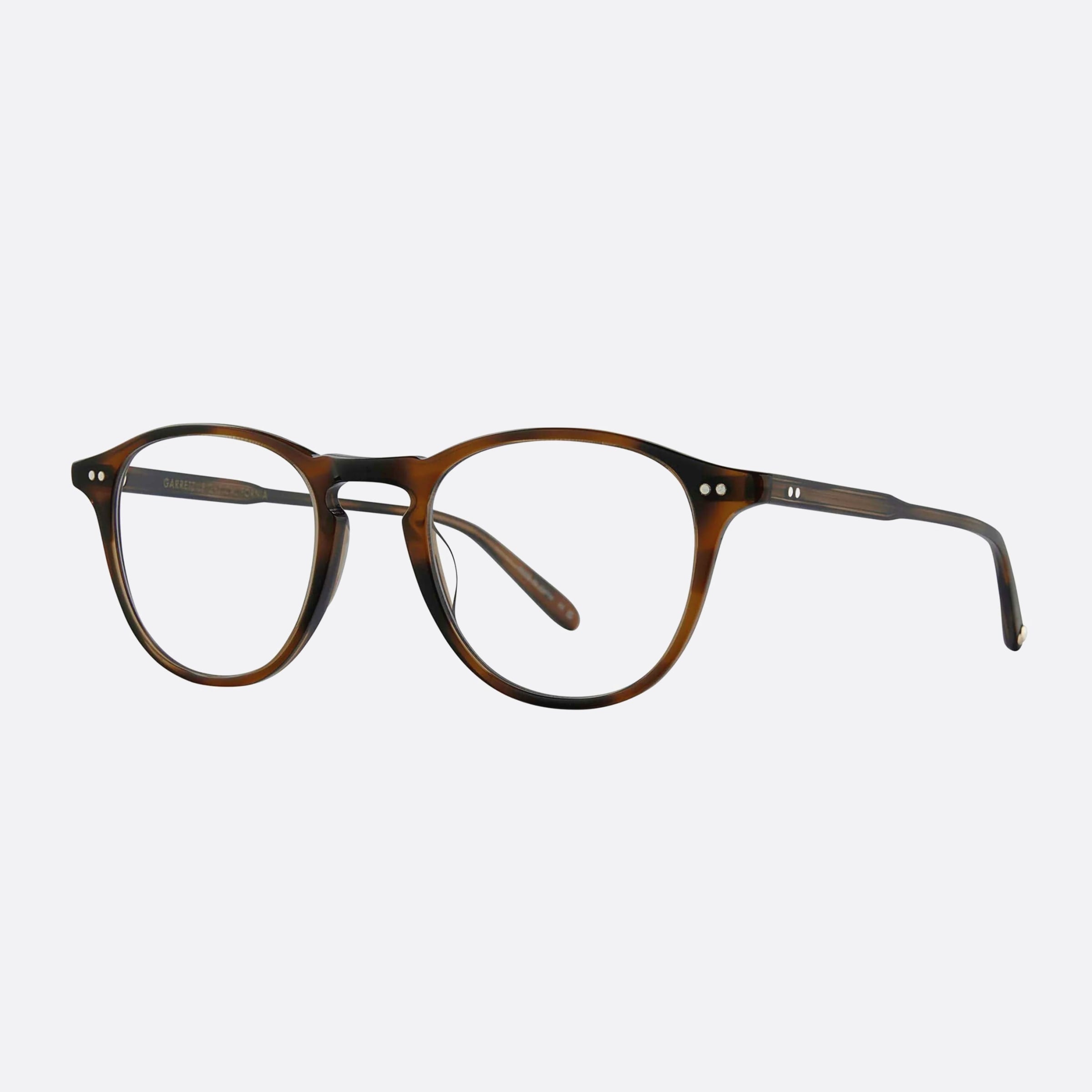 Garrett 46mm Leight Hampton Spbrnsh Tortoise Oval Unisex Eyeglasses - Main View