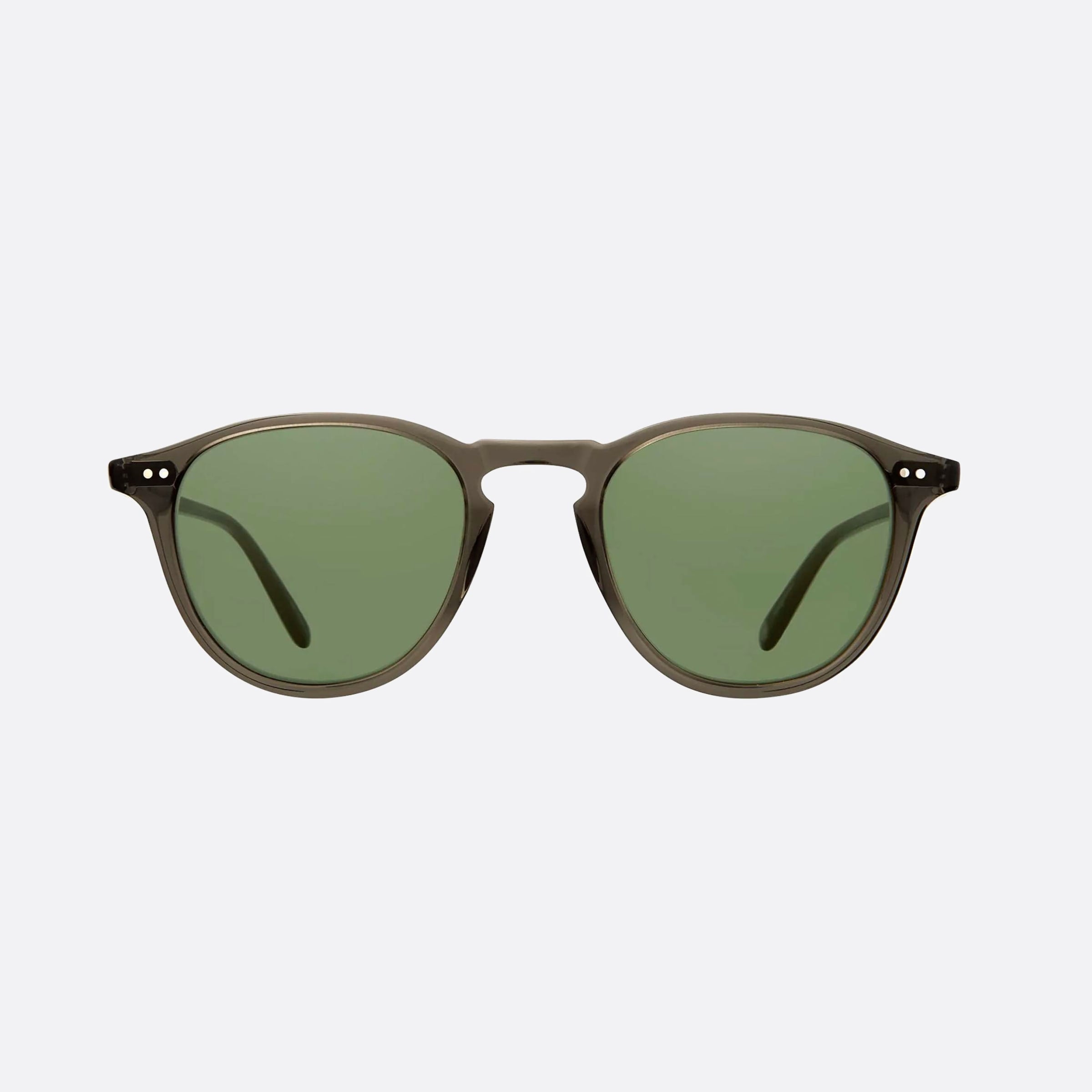 Garrett 46mm Leight Hampton Blgl Sfp G15 Clear Oval Unisex Sunglasses - Side View