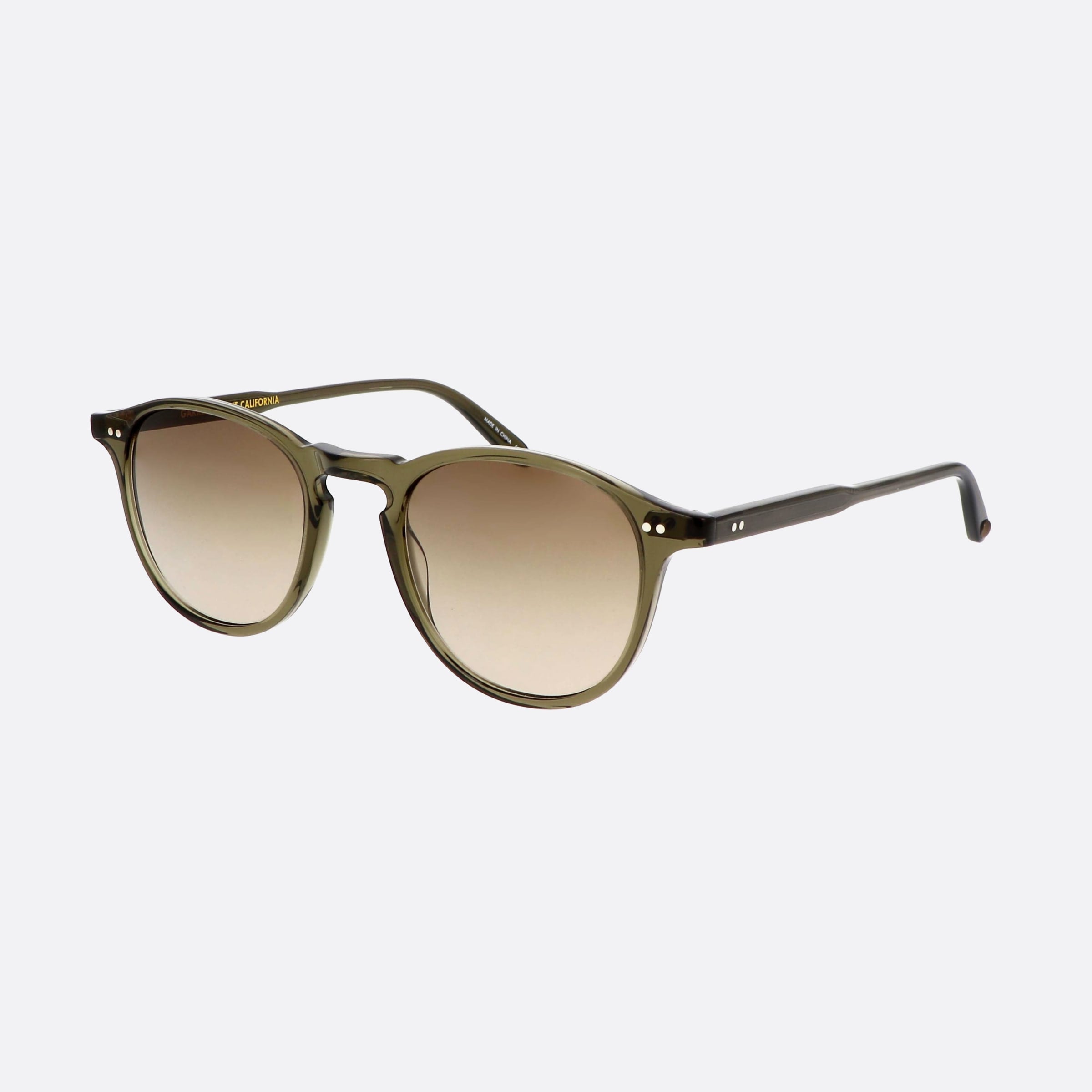 Garrett 46mm Leight Hampton Deolv Bio Clear Oval Unisex Sunglasses - Main View