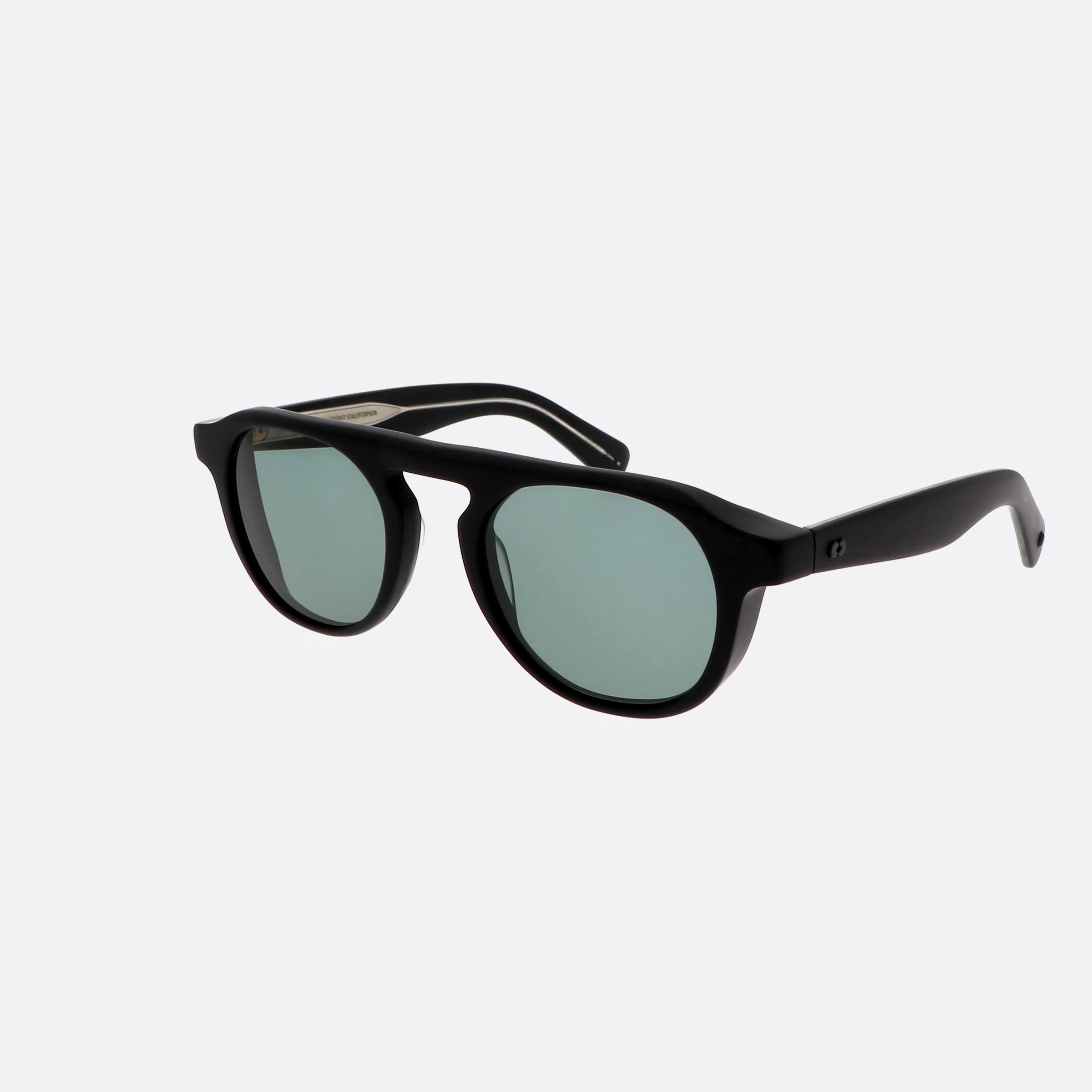 Garrett 49mm Leight Harding Mbk Vvg Black Oval Men Sunglasses - Main View