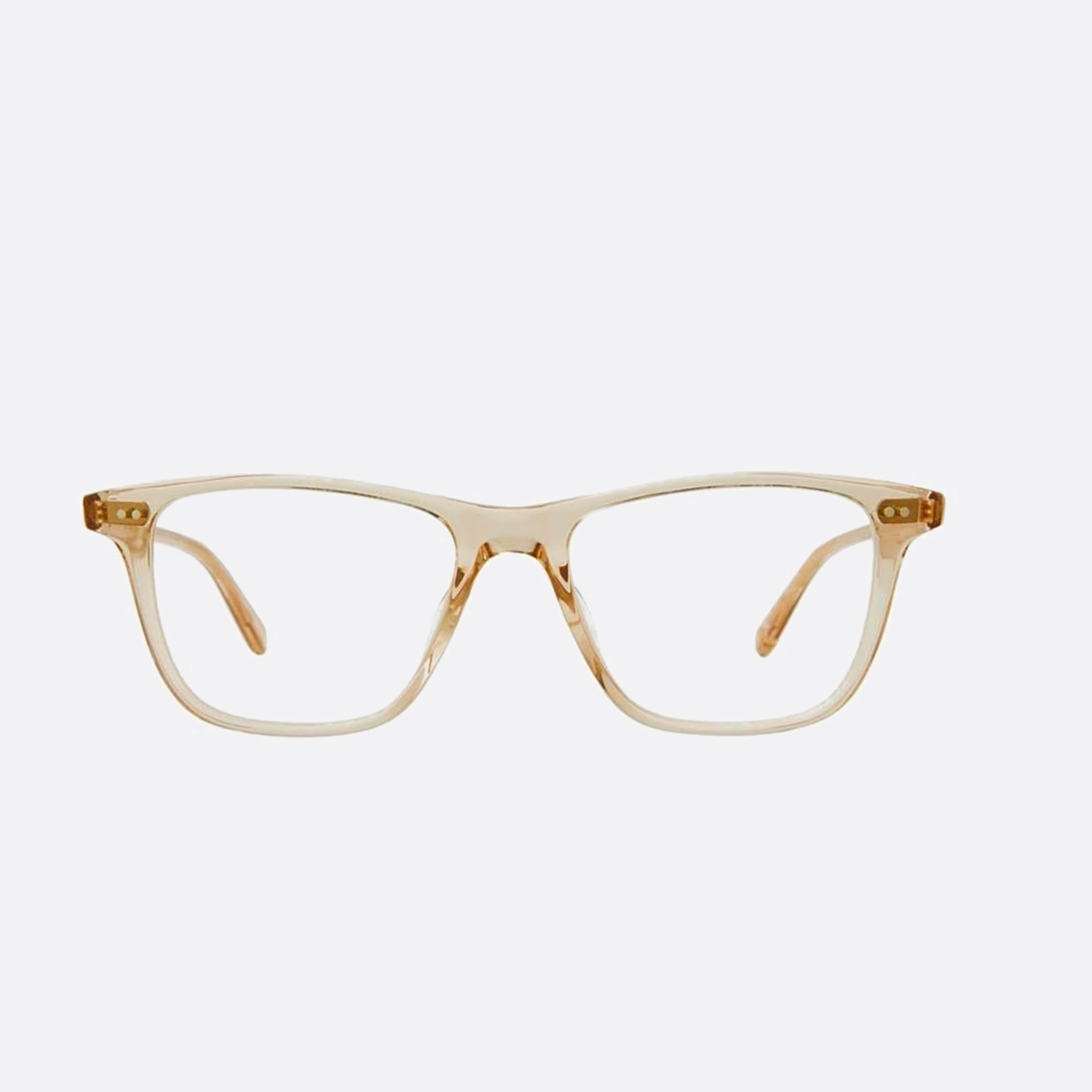 Garrett 50mm Leight Hayes Bre Transparent Squared Unisex Eyeglasses - Main View