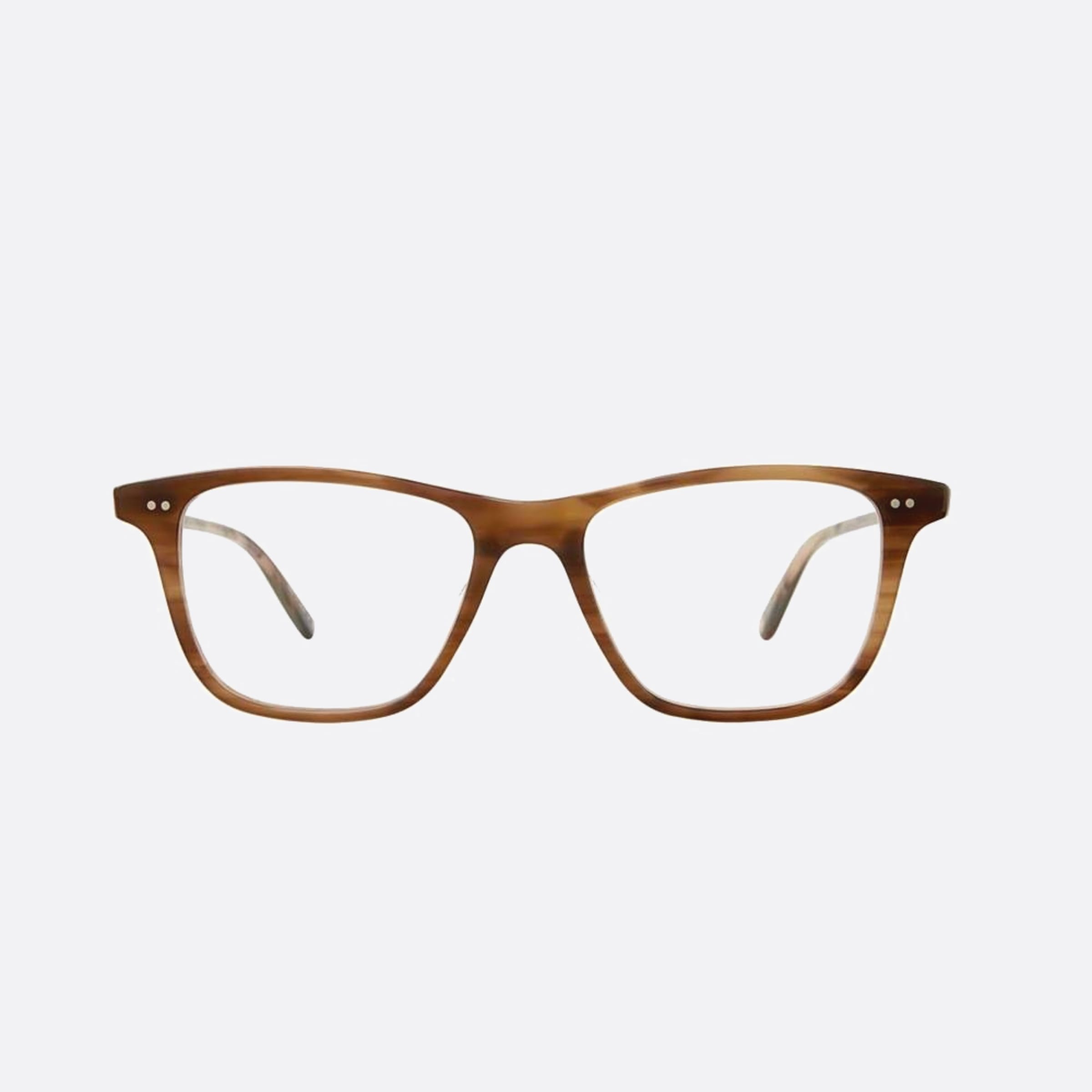 Garrett 50mm Leight Hayes Malt Brown Squared Unisex Eyeglasses - Main View
